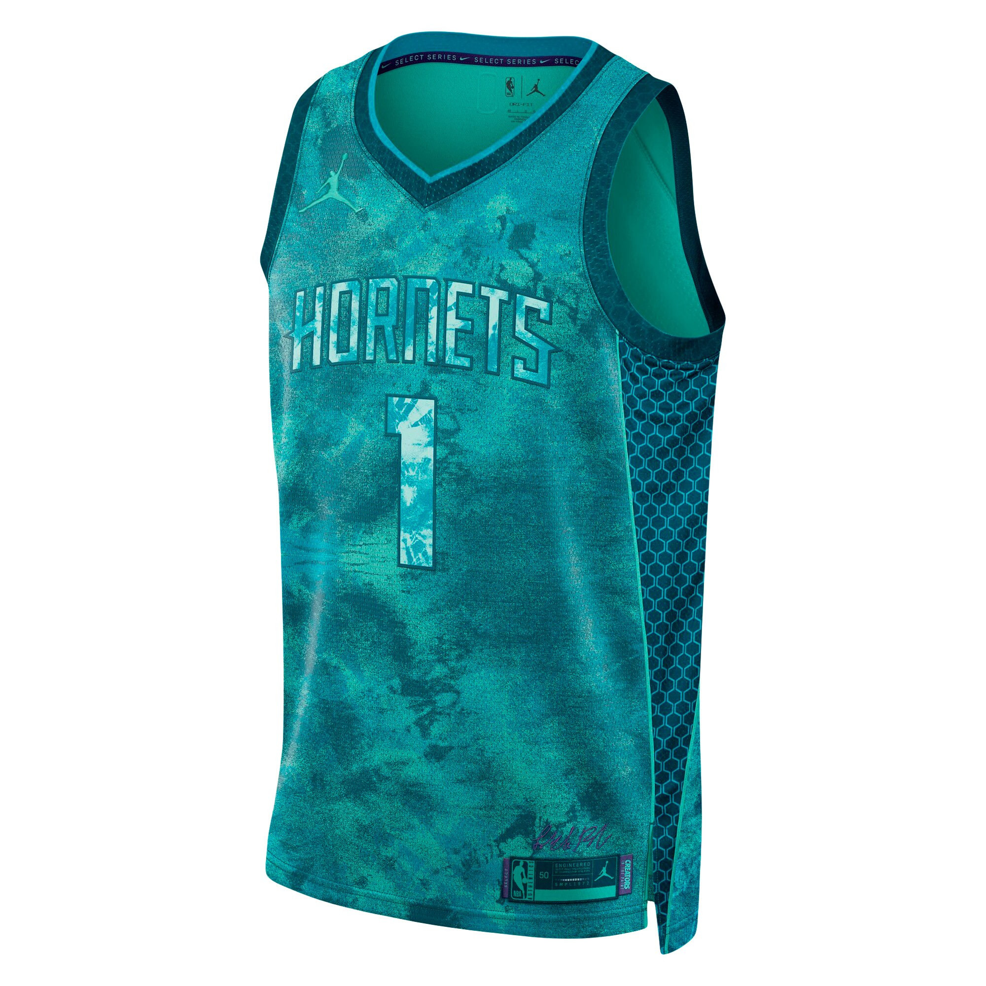 Alternative view of LaMelo Ball 1 Charlotte Hornets Unisex Select Series Swingman Jersey - Printing - JS647 