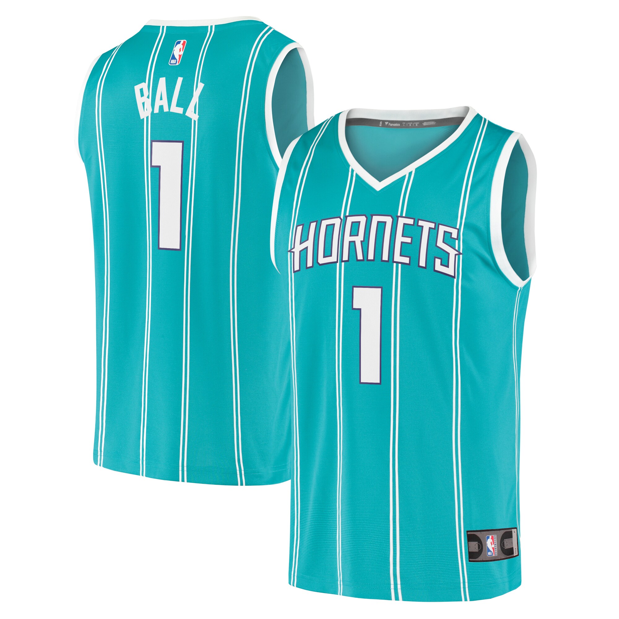 Lamelo Ball Charlotte Hornets Fanatics Youth Fast Break Player Jersey – Icon Edition – Teal