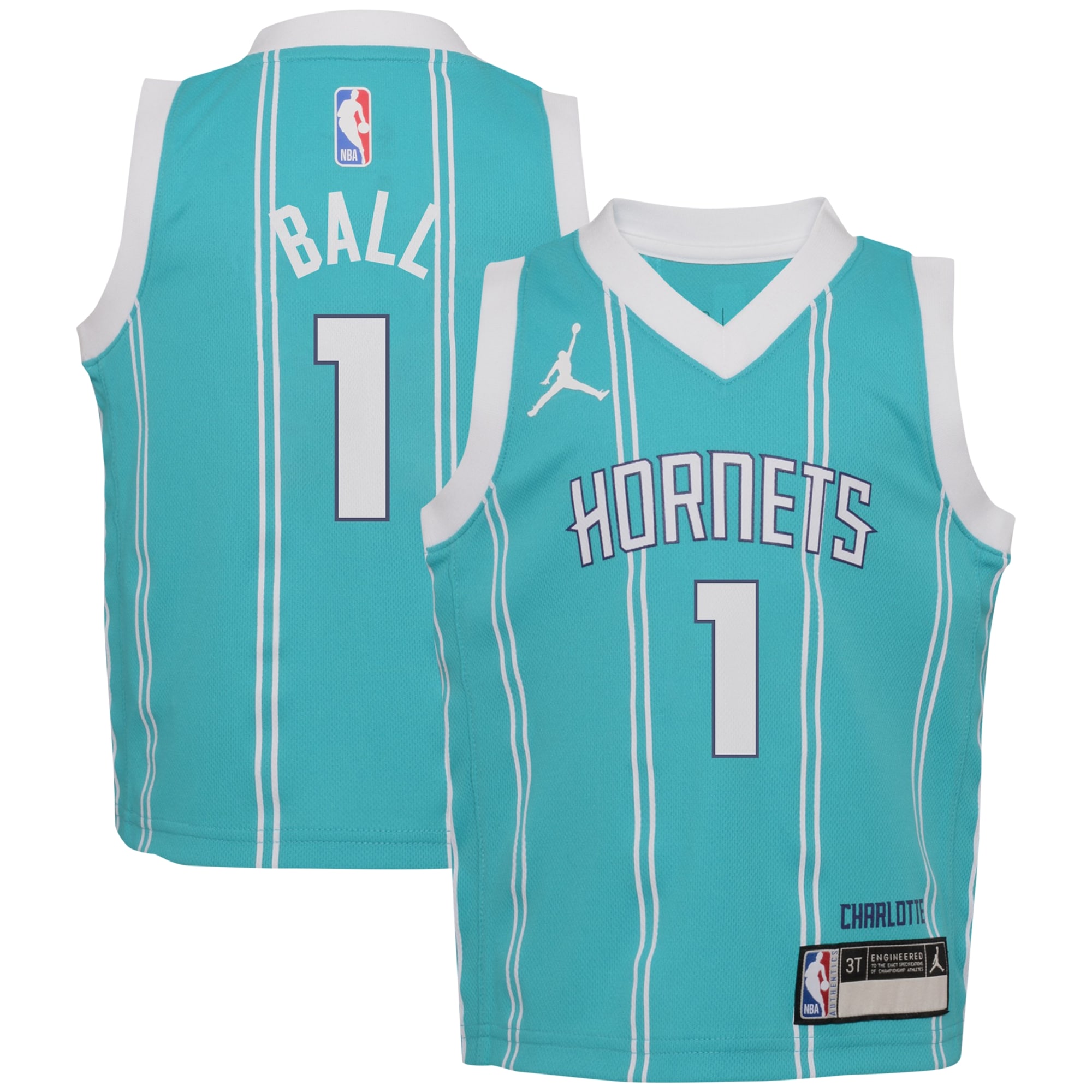 Lamelo Ball Charlotte Hornets Jordan Brand Infant Swingman Player Jersey - Icon Edition - Teal