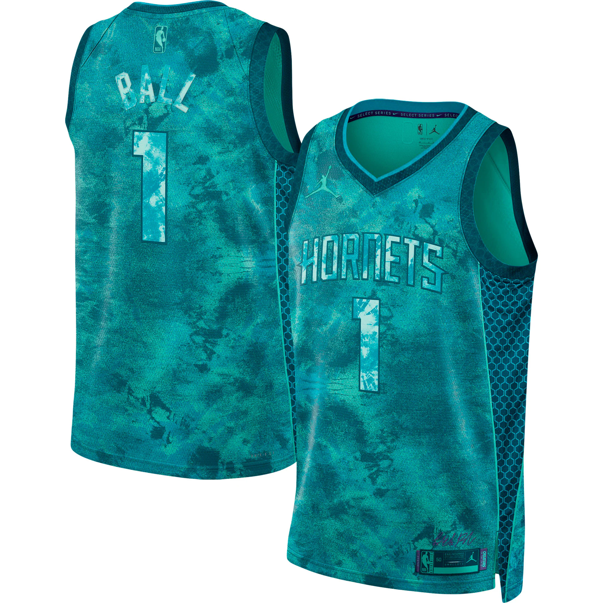 Lamelo Ball Charlotte Hornets Jordan Brand Unisex Select Series Swingman Jersey – Teal