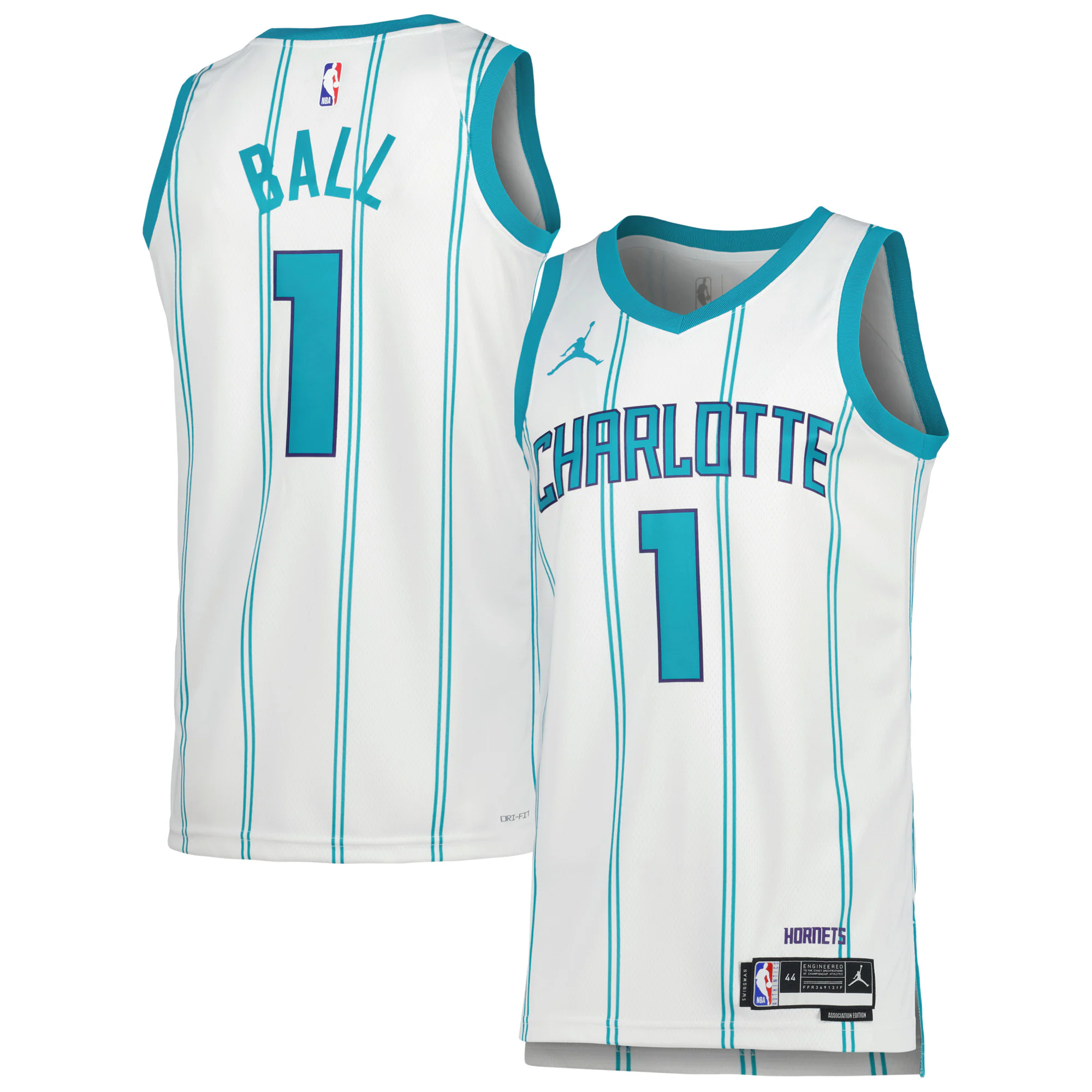 Lamelo Ball Charlotte Hornets Jordan Brand Unisex Swingman Jersey – Association Edition – White