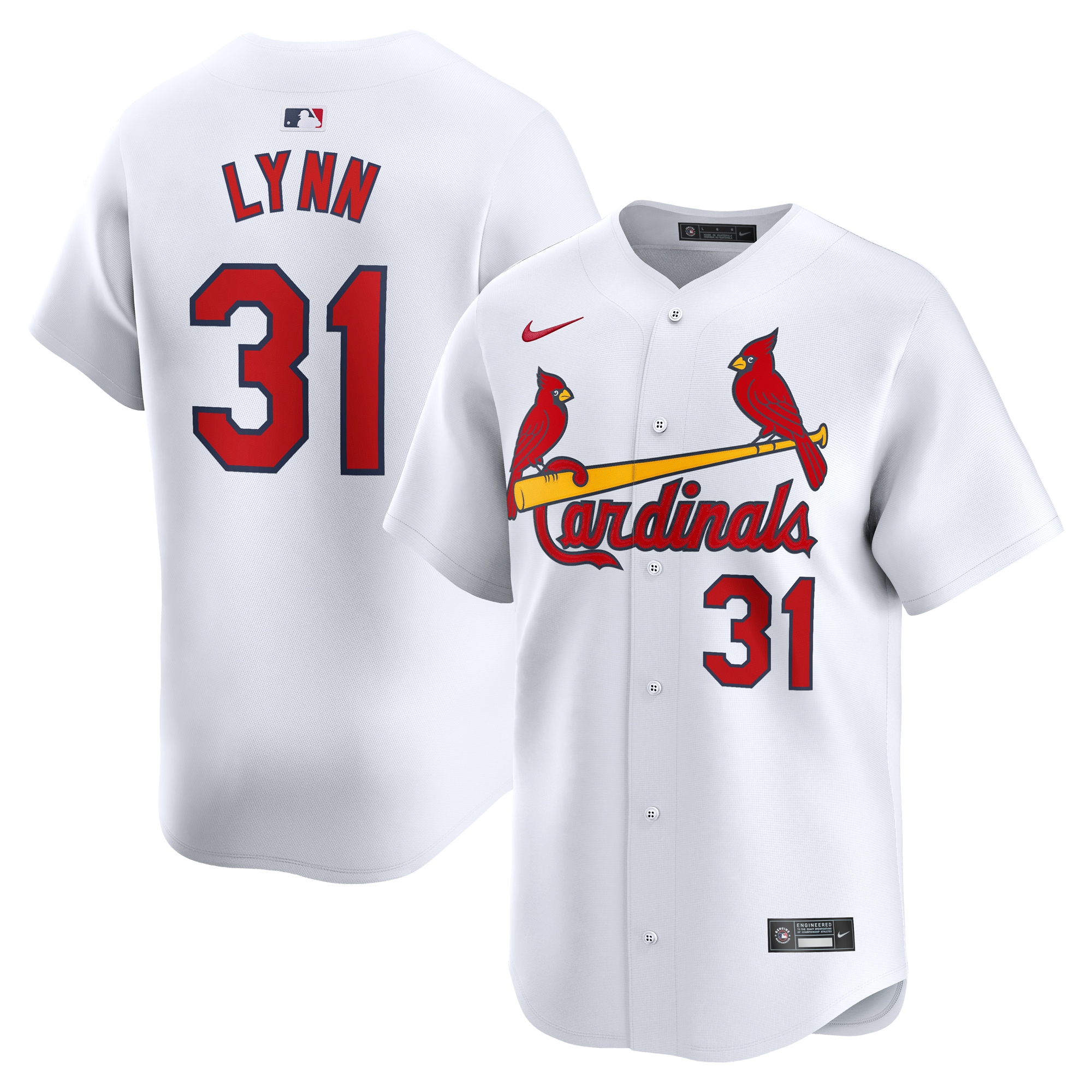 Lance Lynn St. Louis Cardinals Home Limited Player JerseyÃƒâ€šÃ‚Â ÃƒÂ¢Ã¢â€šÂ¬Ã¢â‚¬Å“ White