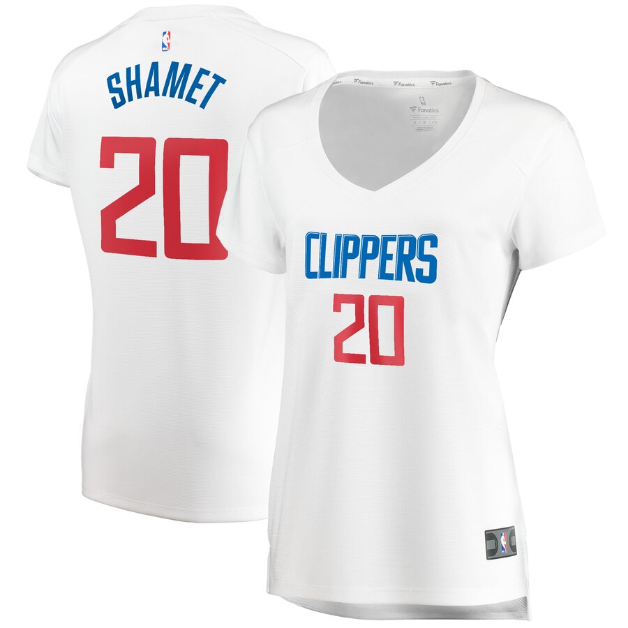 Landry Shamet La Clippers Fanatics Branded Women's Fast Break Player Jersey - Association Edition - White