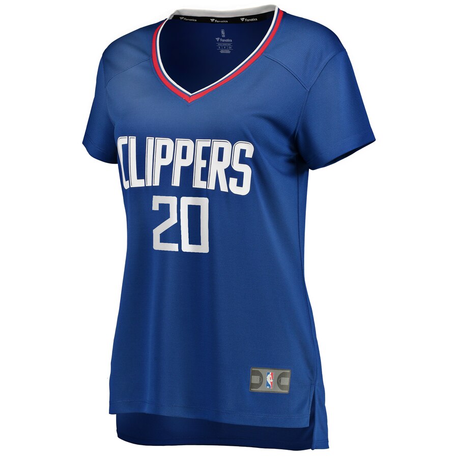 Alternative view of Landry Shamet La Clippers Fanatics Branded Women's Fast Break Player Jersey - Icon Edition - Royal