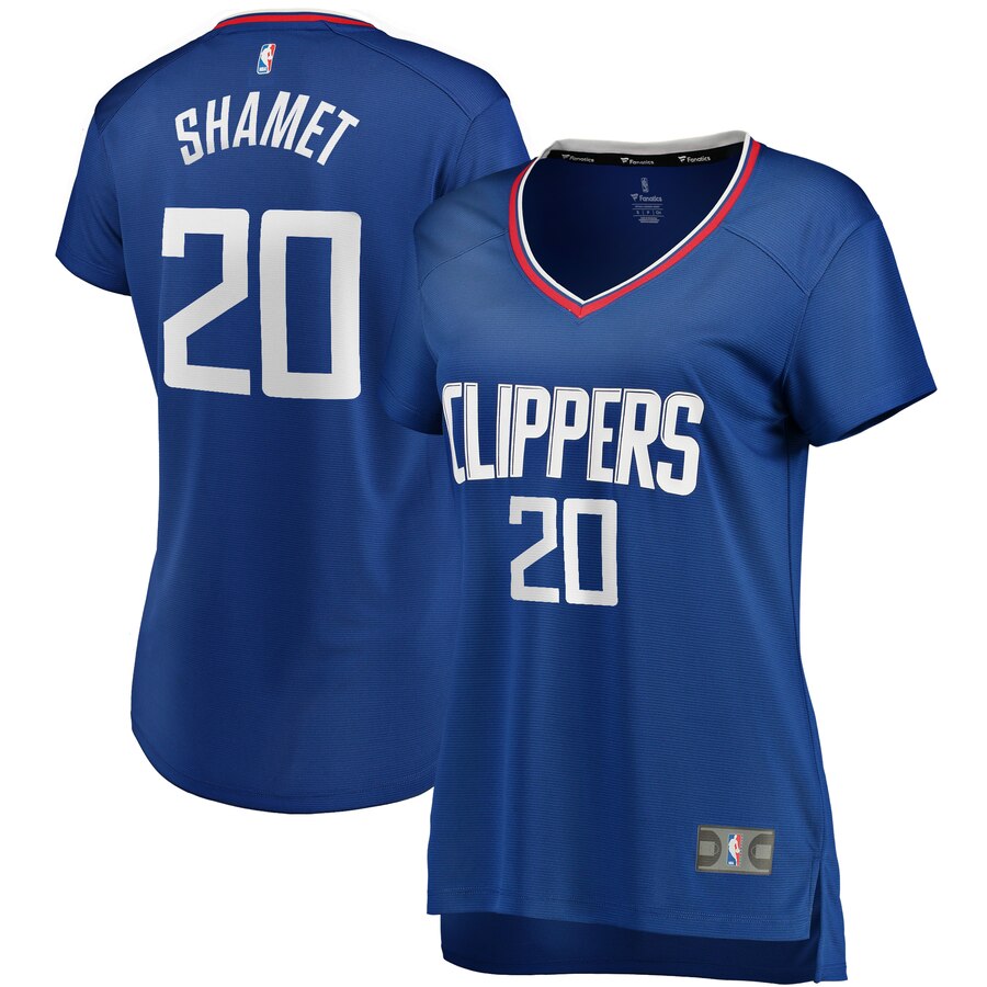 Landry Shamet La Clippers Fanatics Branded Women's Fast Break Player Jersey - Icon Edition - Royal