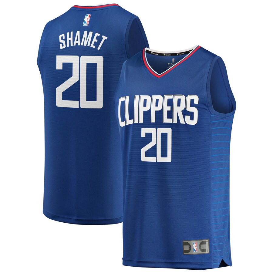Landry Shamet La Clippers Fanatics Branded Youth Fast Break Replica Jersey Red - Icon Edition