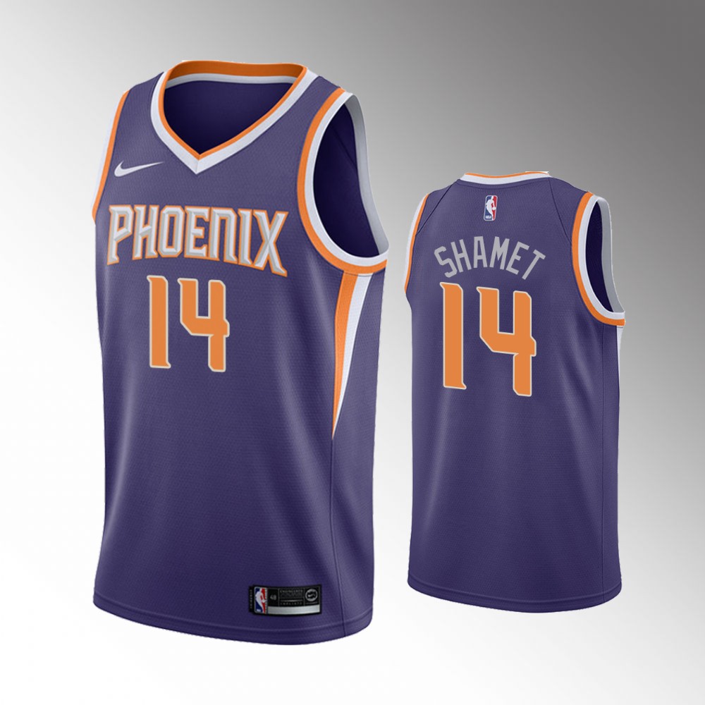 Landry Shamet Phoenix Suns 2021 Icon Edition Purple 2021 Trade Jersey