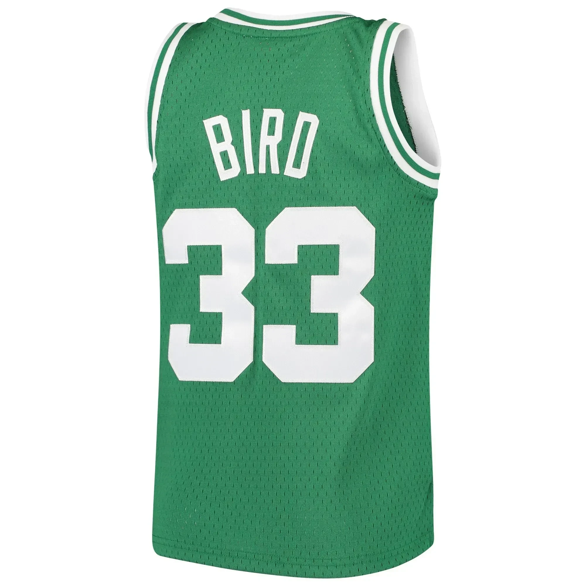 Alternative view of Larry Bird Boston Celtics Mitchell & Ness Youth Hardwood Classics Swingman Throwback Jersey - Kelly Green - JS416