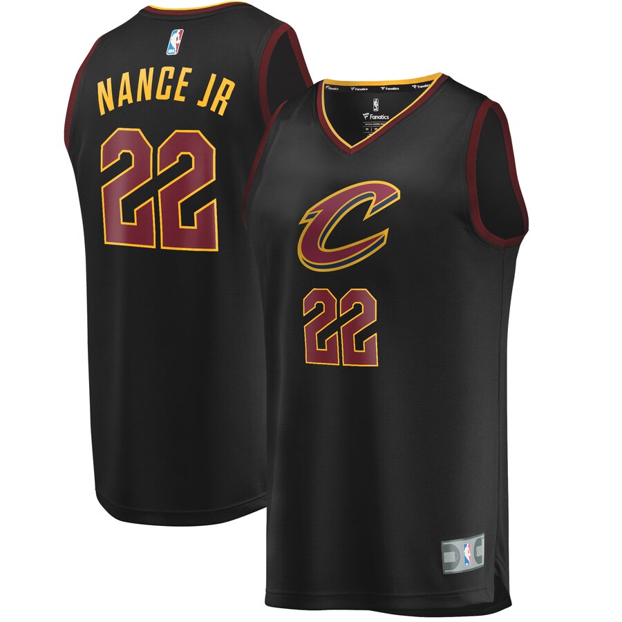 Larry Nance Jr. Cleveland Cavaliers Fanatics Branded Youth Fast Break Replica Player Jersey - Statement Edition - Black