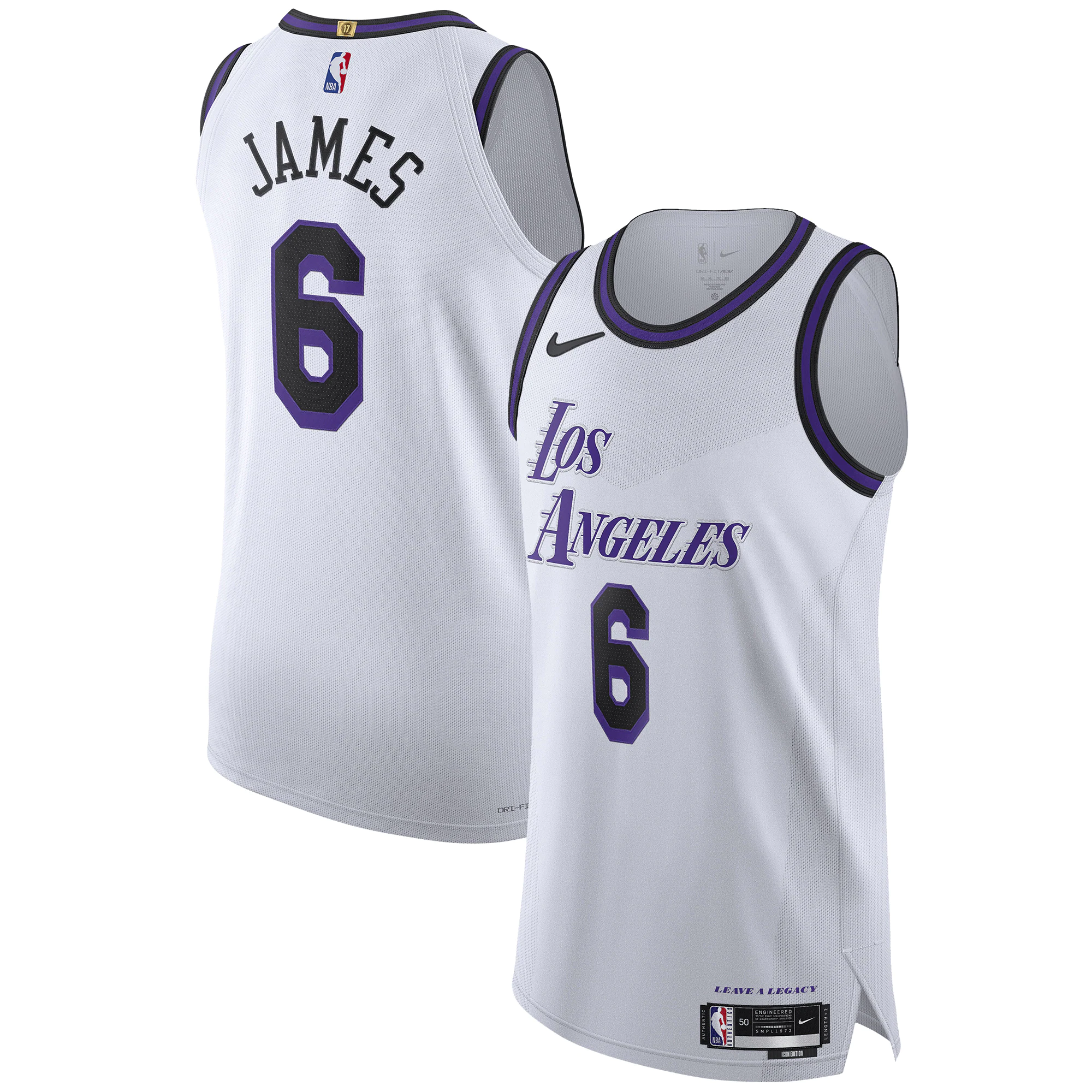 Lebron James Los Angeles Lakers 2022/23 Authentic Jersey - City Edition - White