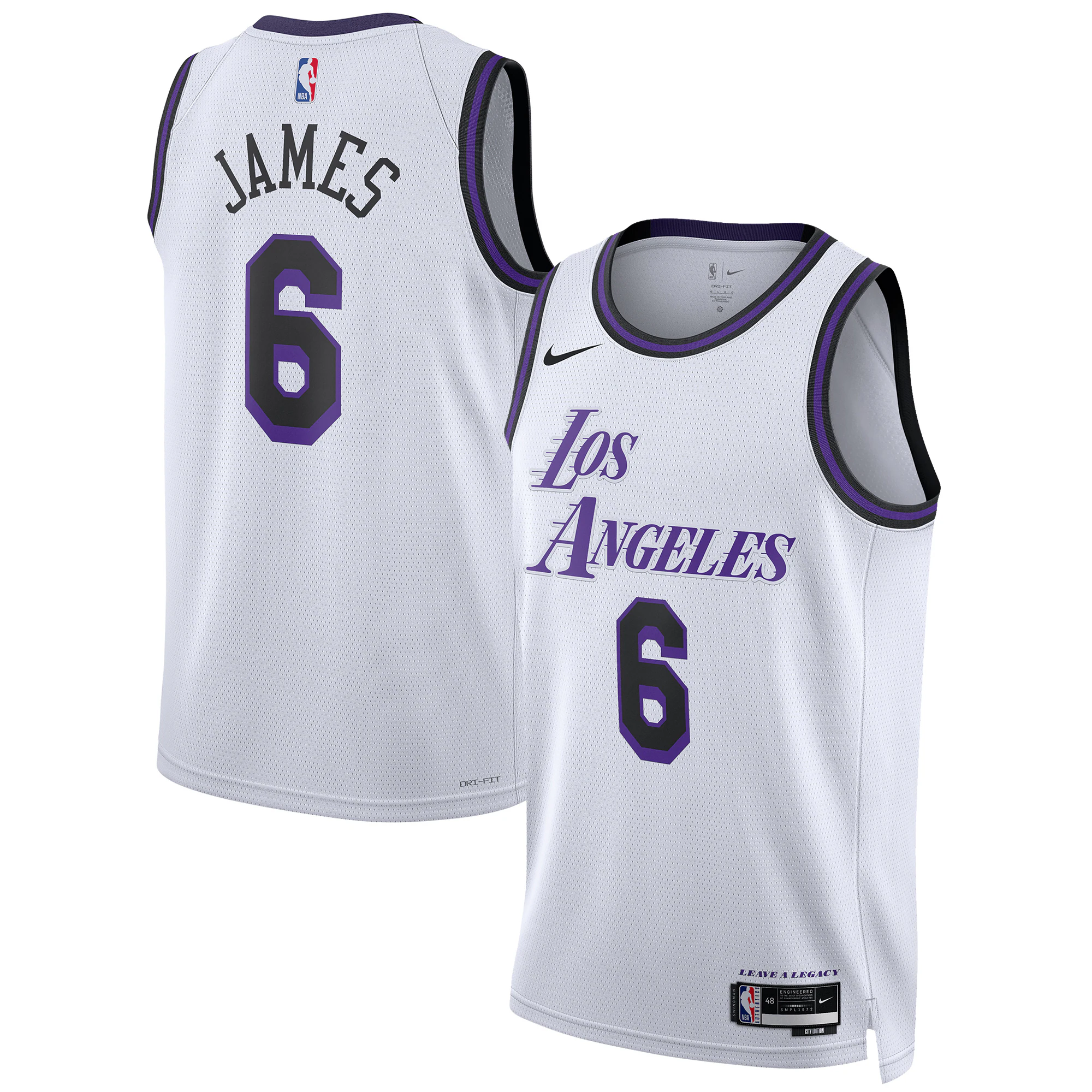 Lebron James Los Angeles Lakers Unisex 2022/23 Swingman Jersey – City Edition – White