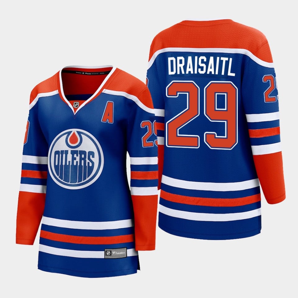 Leon Draisaitl 29 Edmonton Oilers Home Jersey - Women - JS980 