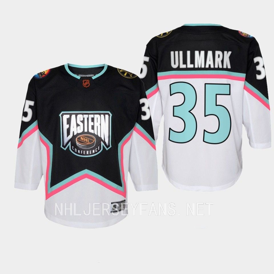 Alternative view of Linus Ullmark 35 Boston Bruins 2023 All-Star Game Jersey Black Equipment - JS994 