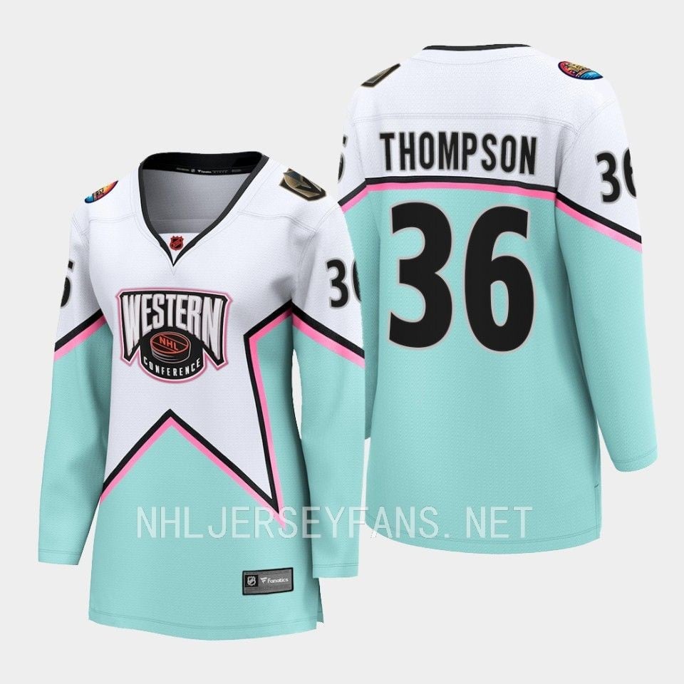 Logan Thompson 36 Vegas Golden Knights 2023 All-Star Game Jersey White Equipment - JS263 