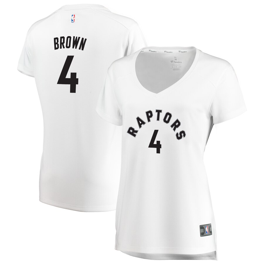 Lorenzo Brown Toronto Raptors Fanatics Branded Women's Fast Break Replica Jersey - Association Edition - White