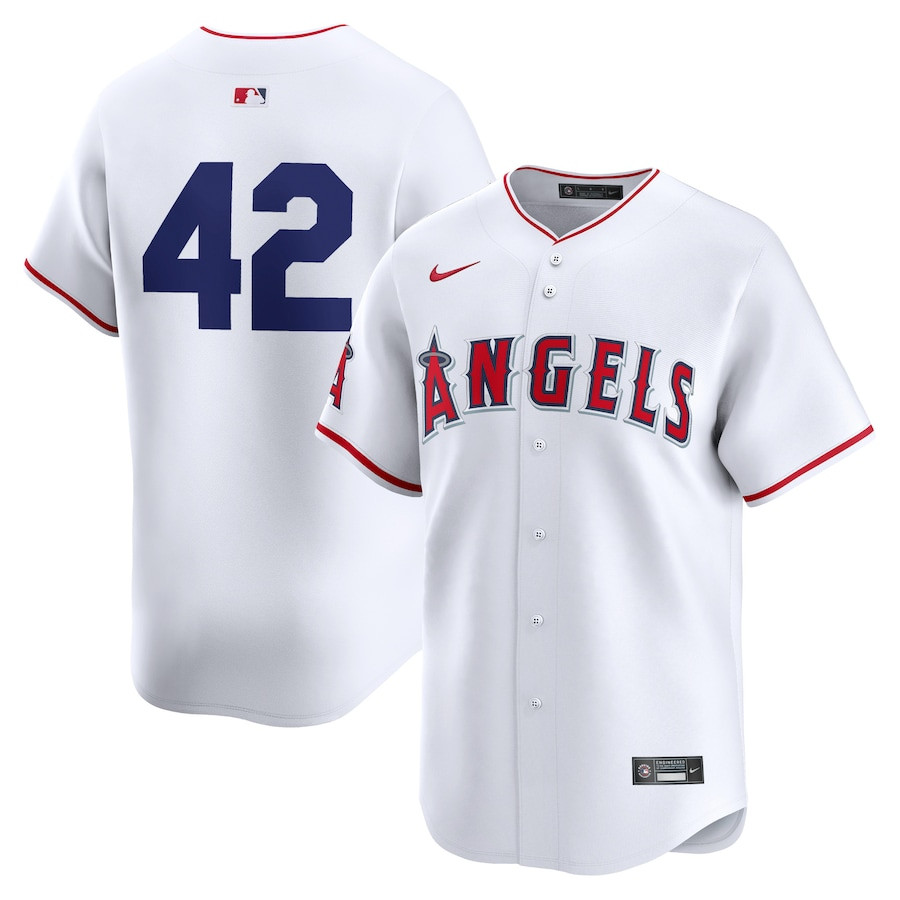 Los Angeles Angels 2024 Jackie Robinson Day Home Men Limited Jersey - White 