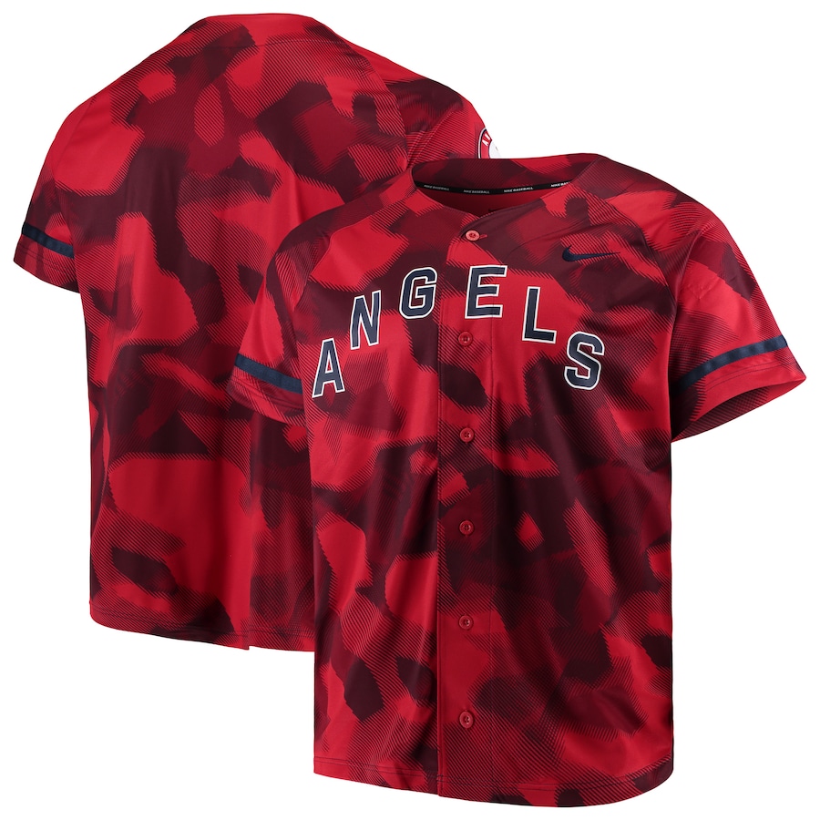 Los Angeles Angels Camo Jersey - Red