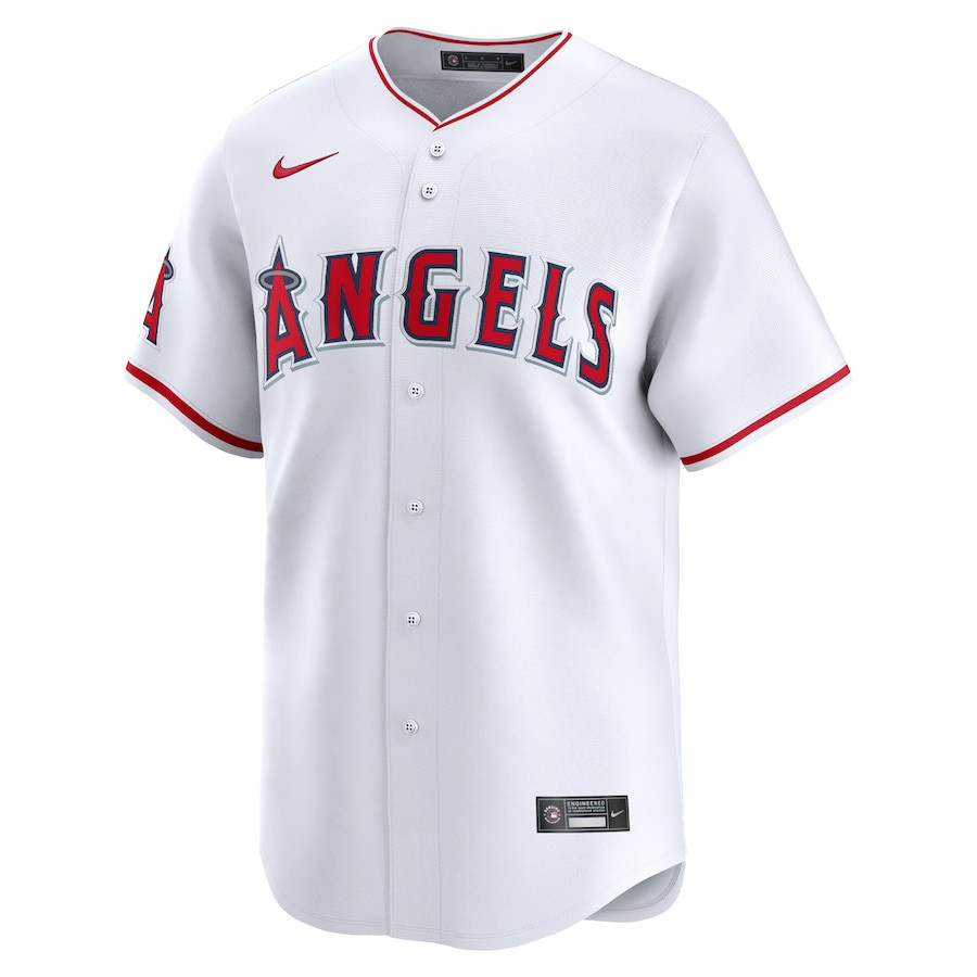 Alternative view of Los Angeles Angels Home Limited YOUTH Jersey - White 