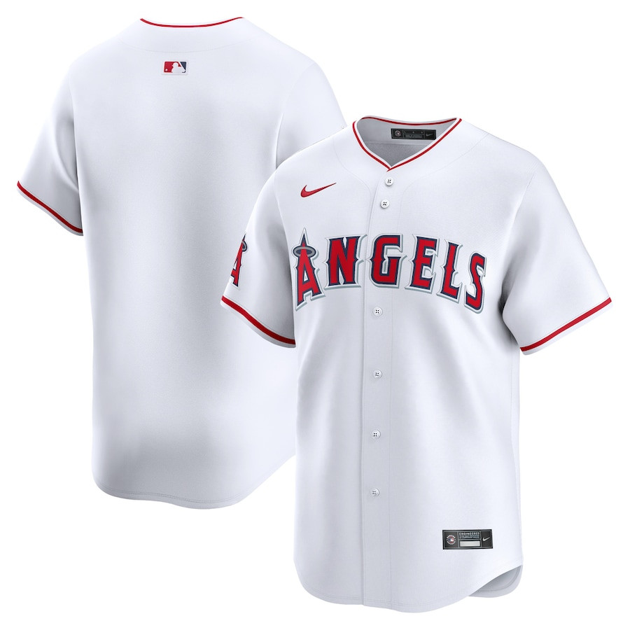 Los Angeles Angels Home Limited YOUTH Jersey - White 