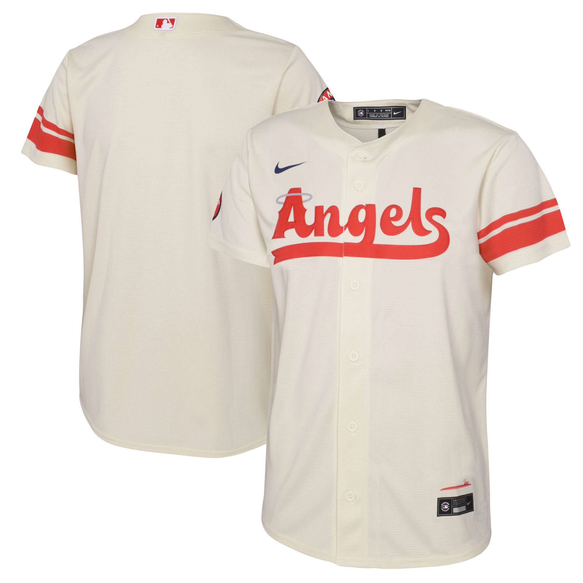 Los Angeles Angels Infant City Connect Replica Jersey - Cream