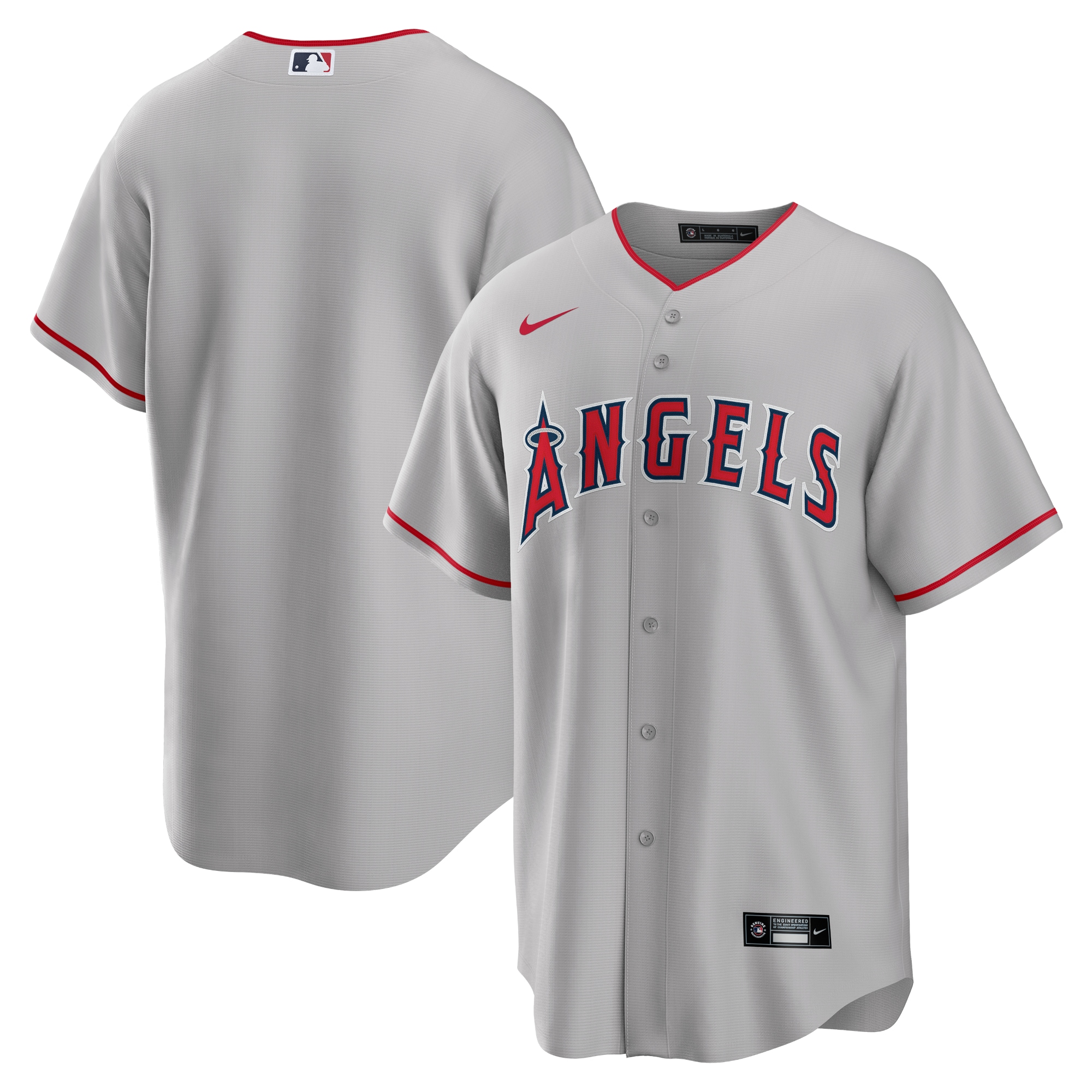 Los Angeles Angels Road Replica Team Jersey - Gray