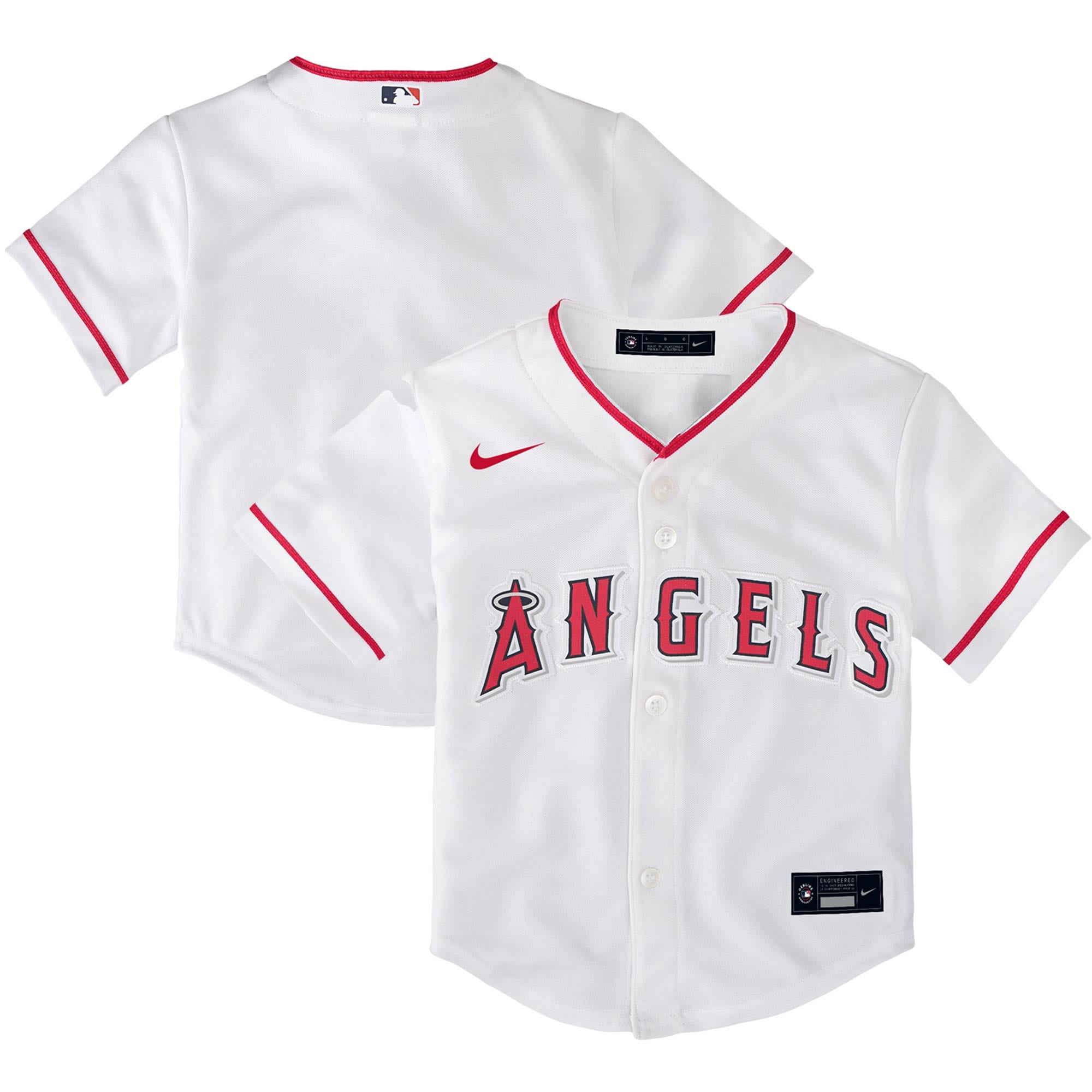 Los Angeles Angels Toddler Home Replica Team Jersey - White
