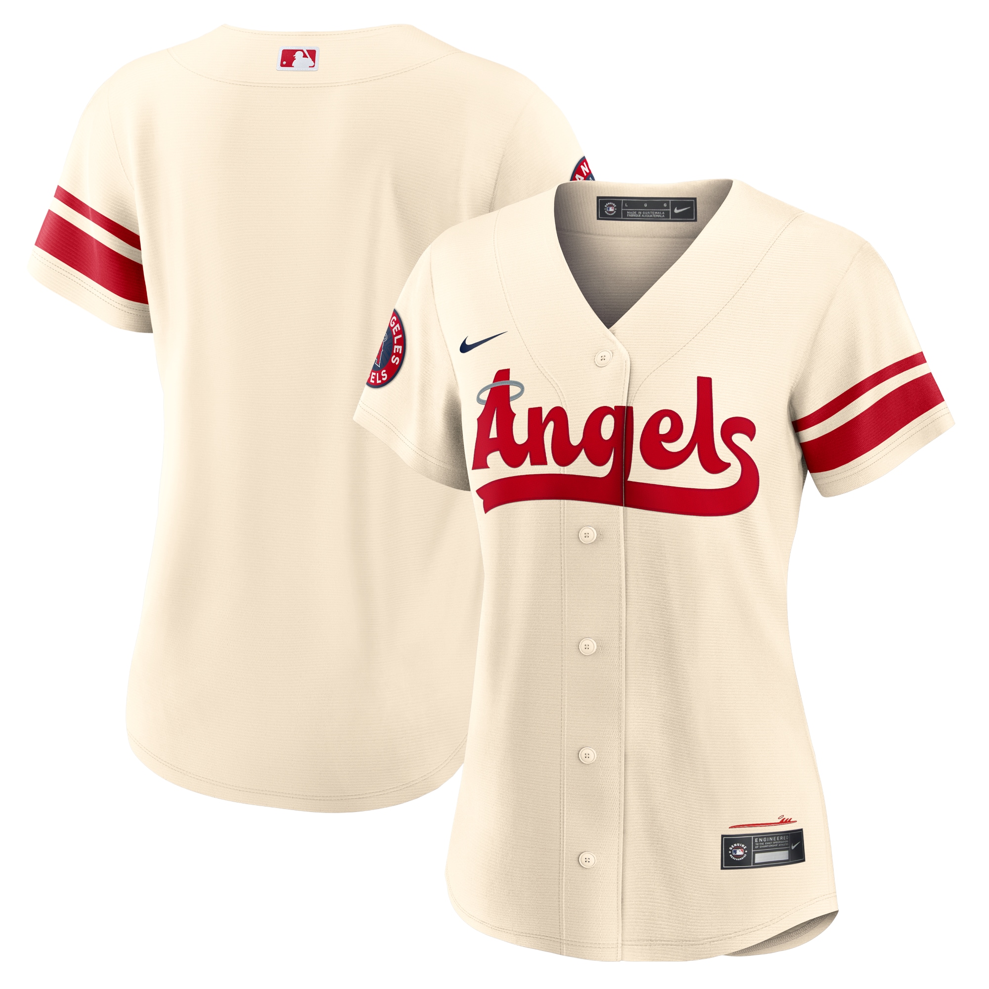Los Angeles Angels Women's 2022 City Connect Replica Team Jersey - Cream