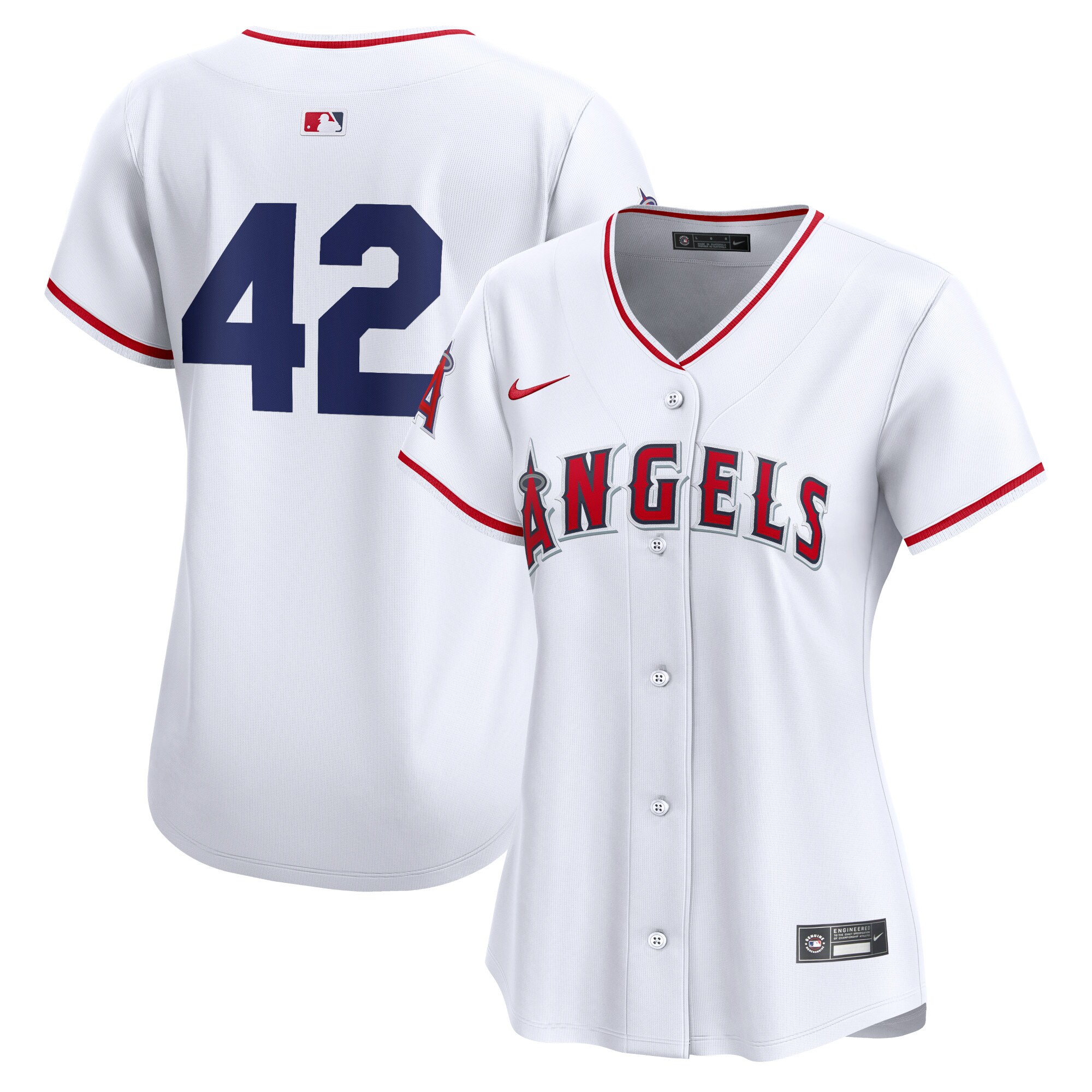 Los Angeles Angels Women's 2024 Jackie Robinson Day Home Limited JerseyÃƒâ€šÃ‚Â ÃƒÂ¢Ã¢â€šÂ¬Ã¢â‚¬Å“ White