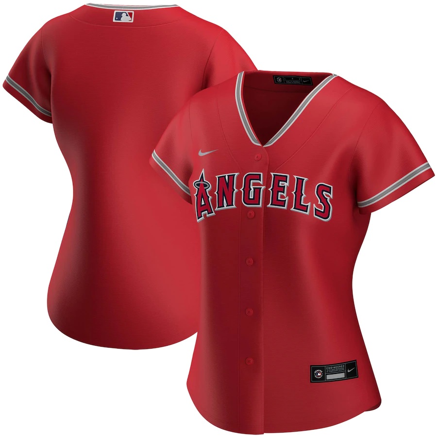 Los Angeles Angels Women's Alternate 2020 Replica Team Jersey ÃƒÂ¢Ã¢â€šÂ¬Ã¢â‚¬Å“ Red