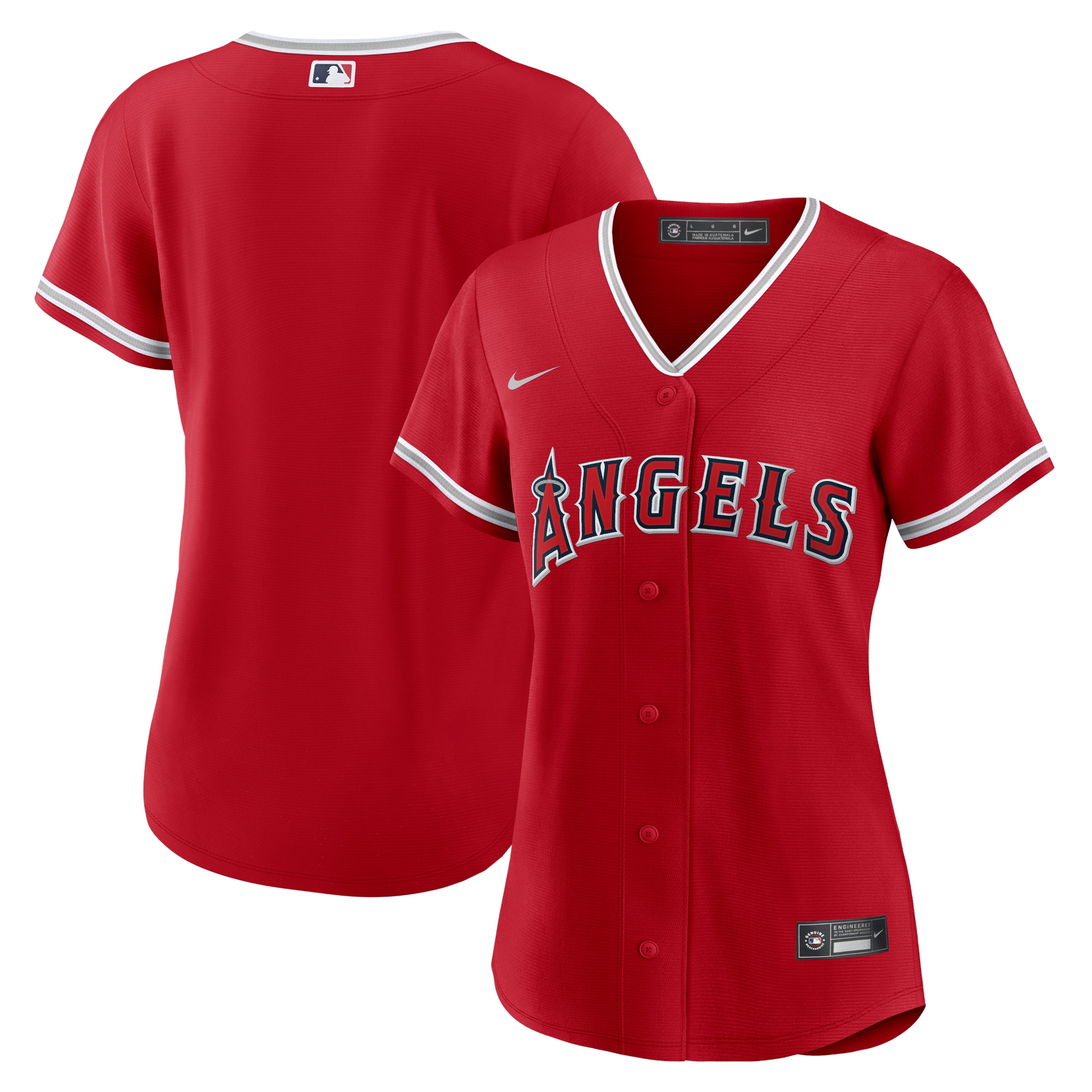 Los Angeles Angels Women’s Alternate Replica Team Jersey – Red