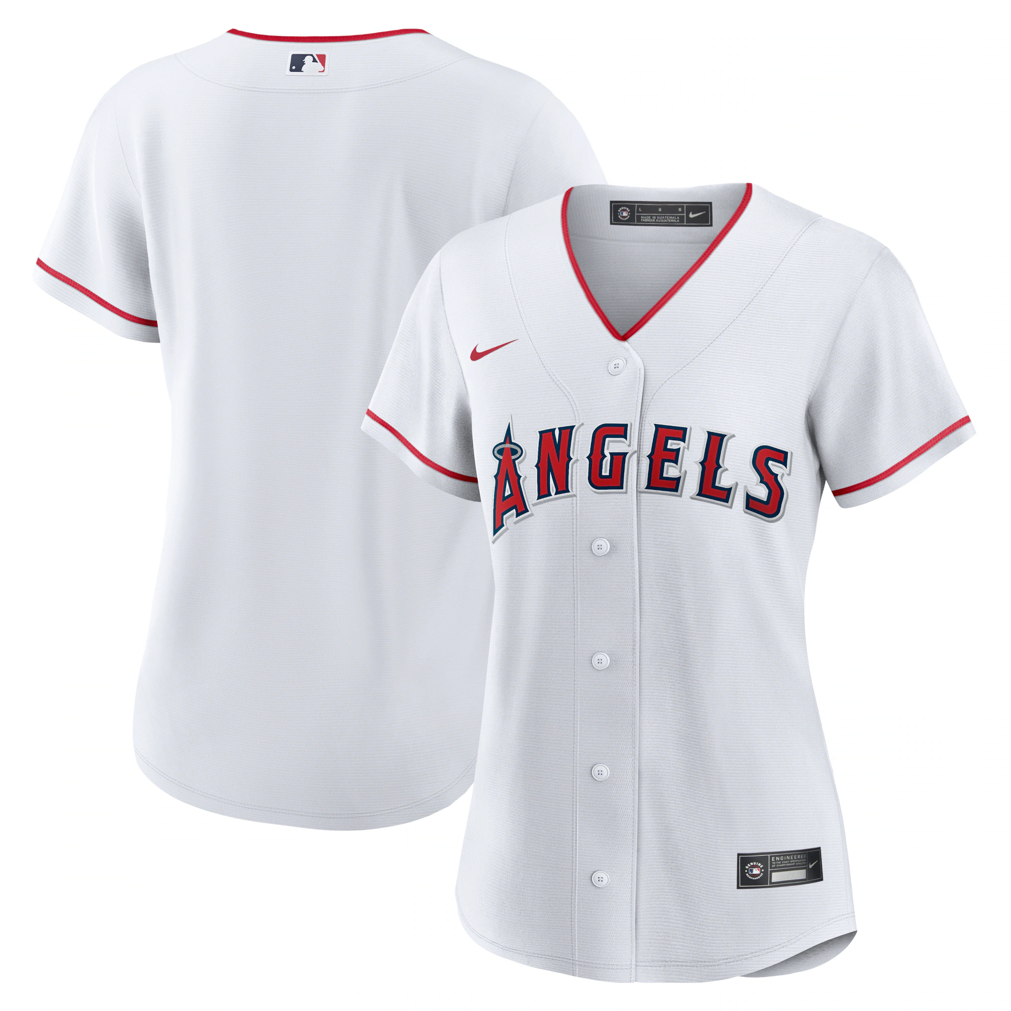 Los Angeles Angels Women’s Home Replica Team Jersey – White