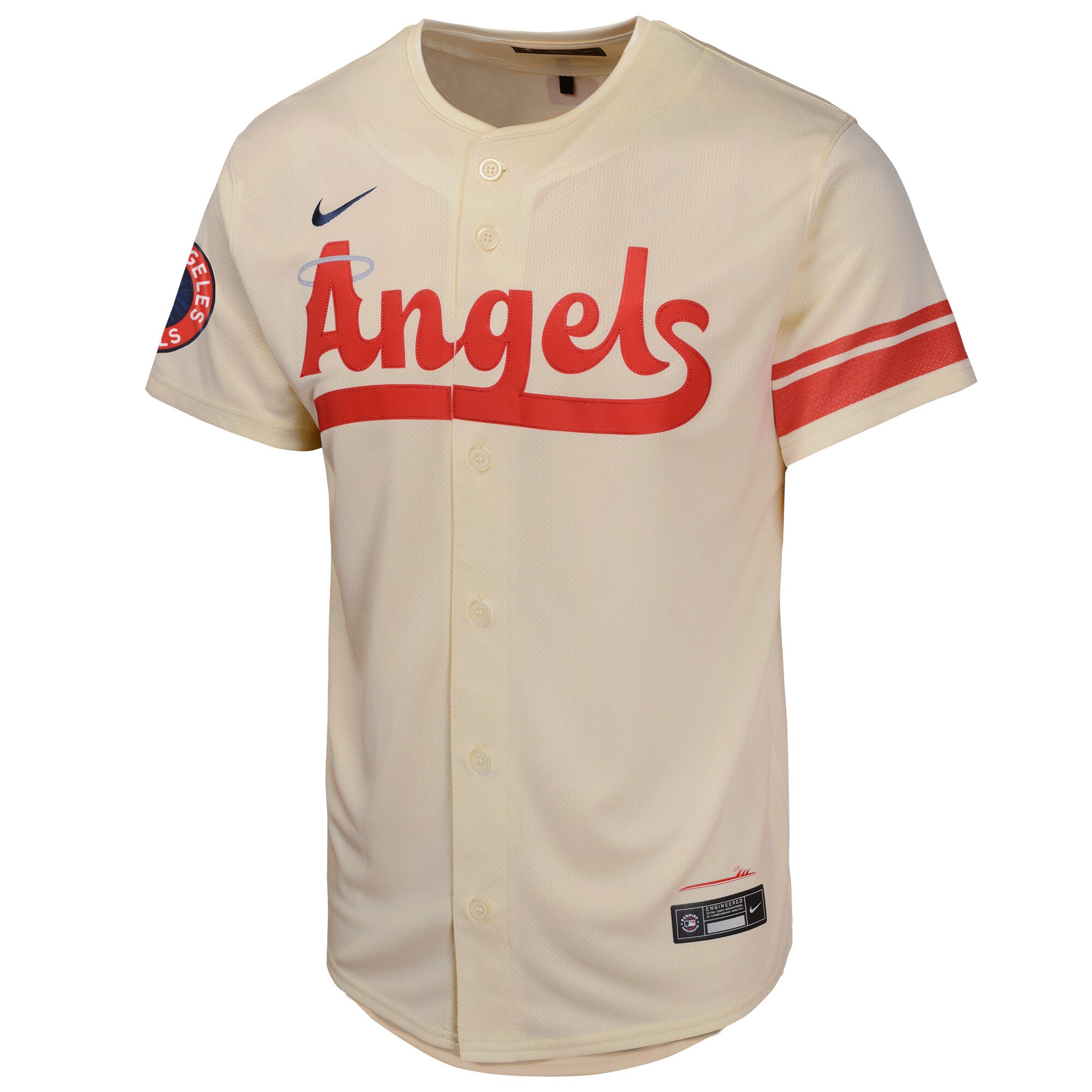Alternative view of Los Angeles Angels Youth City Connect Limited Jersey - Cream