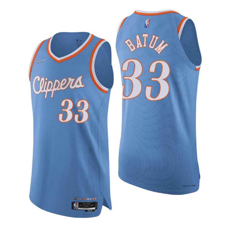 Los Angeles Clippers 2021-22 Nba 75th Nicolas Batum Authentic Jersey City
