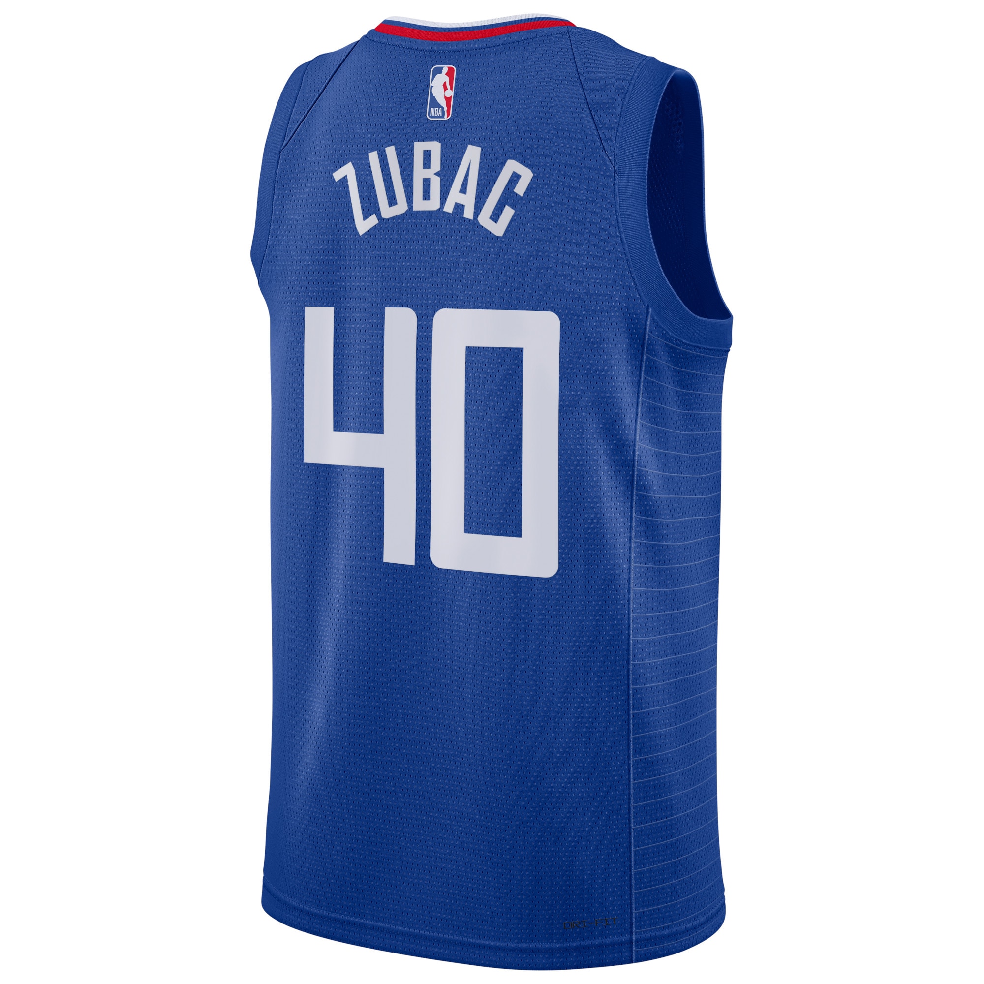 Alternative view of Los Angeles Clippers Icon Edition Swingman Jersey - Blue - Ivica Zubac - Unisex - JS852 