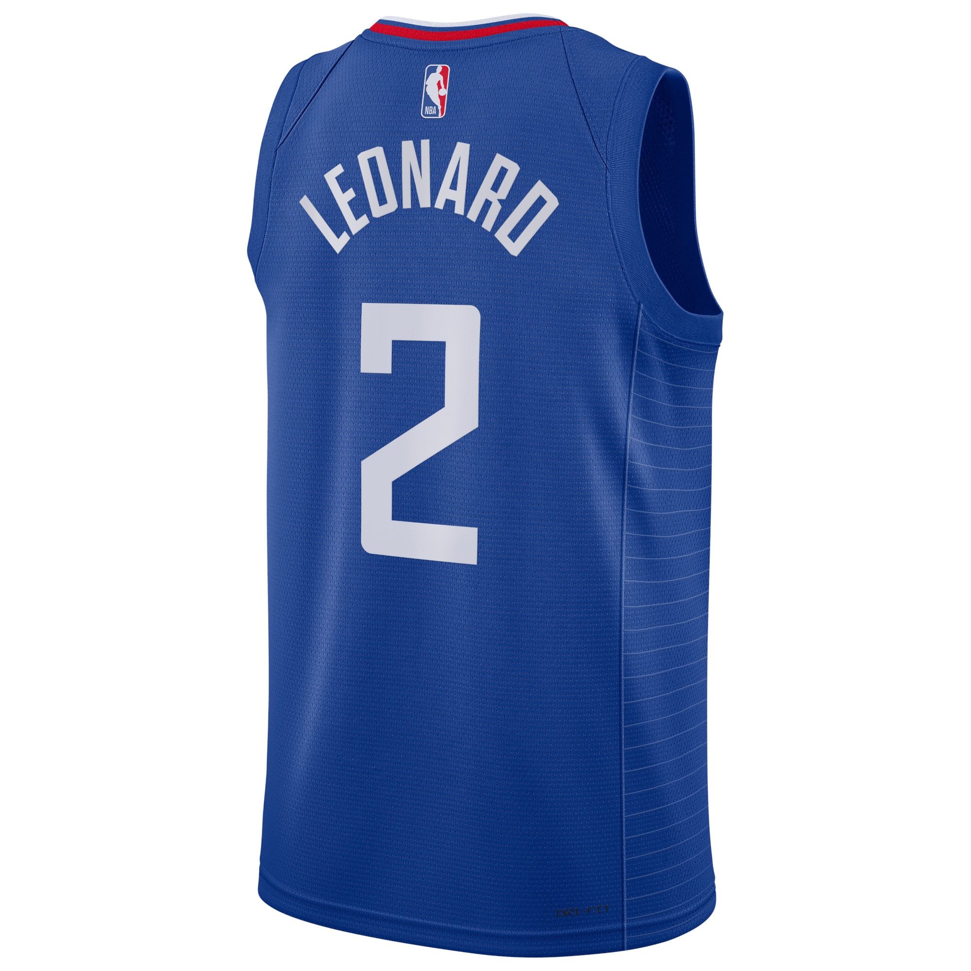 Alternative view of Los Angeles Clippers Icon Edition Swingman Jersey - Blue - Kawhi Leonard - Unisex - JS353 