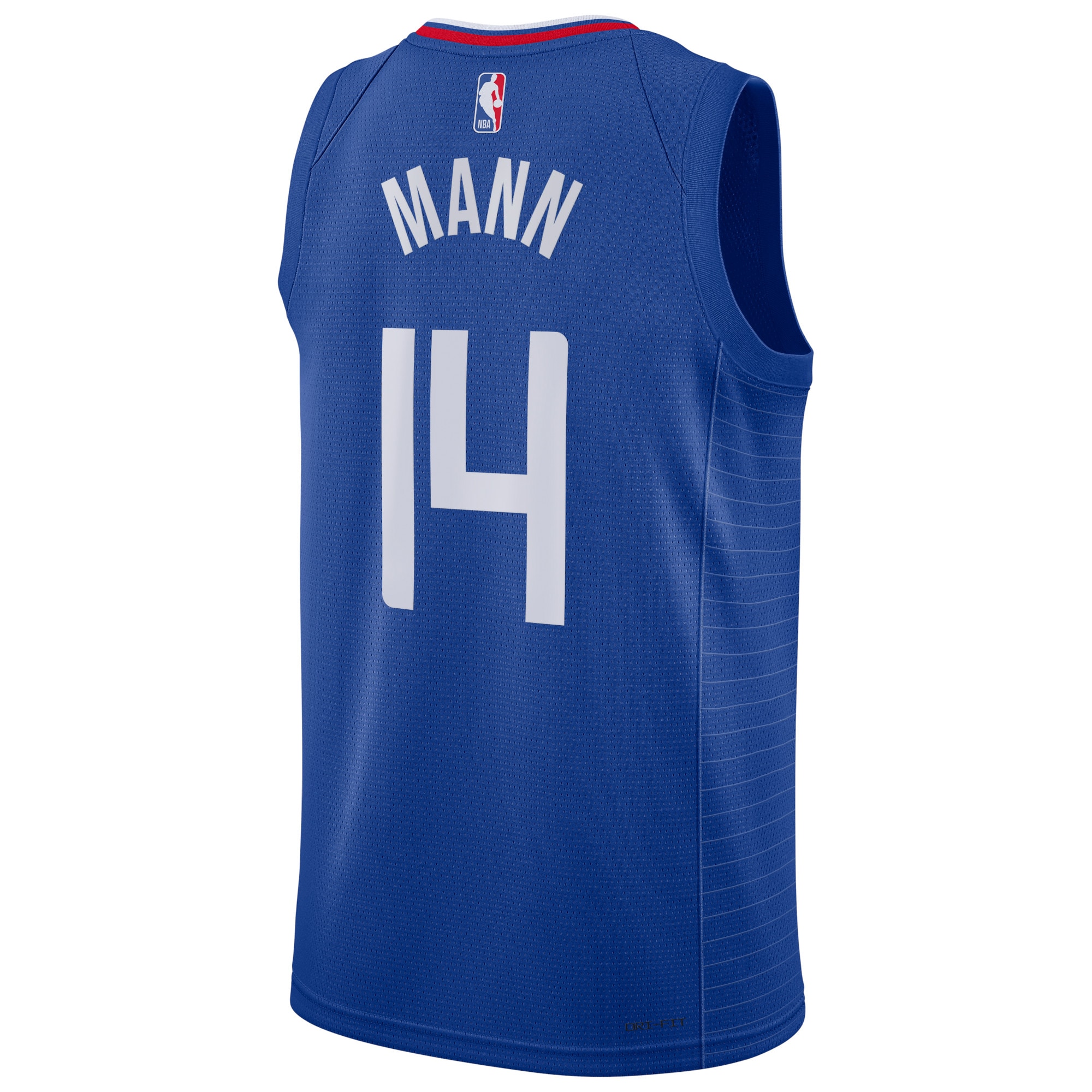 Alternative view of Los Angeles Clippers Icon Edition Swingman Jersey - Blue - Terance Mann - Unisex - JS475 