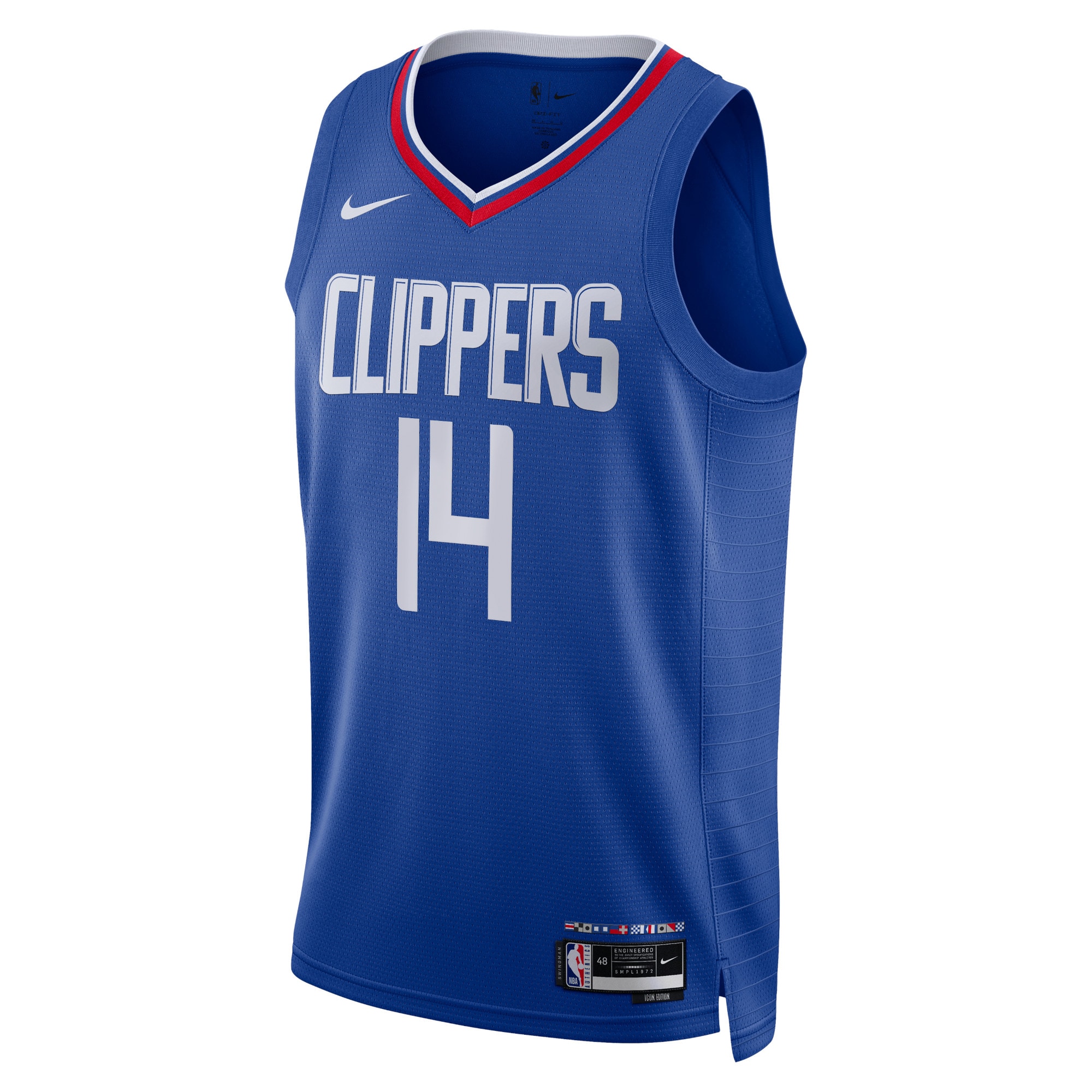Los Angeles Clippers Icon Edition Swingman Jersey - Blue - Terance Mann - Unisex - JS475 