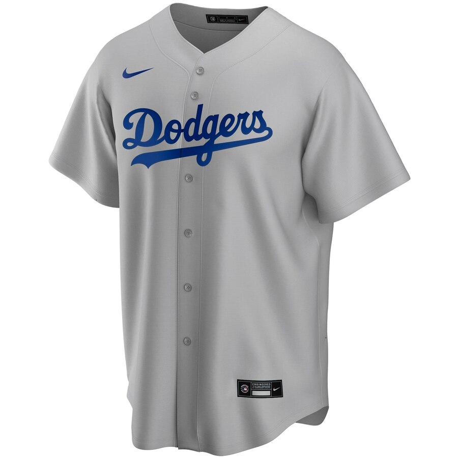 Alternative view of Los Angeles Dodgers Alternate 2020 Replica Team Jersey ÃƒÂ¢Ã¢â€šÂ¬Ã¢â‚¬Å“ Gray