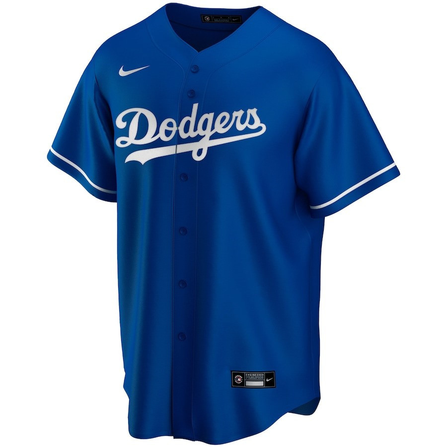 Alternative view of Los Angeles Dodgers Alternate Custom Men Jersey - Royal 