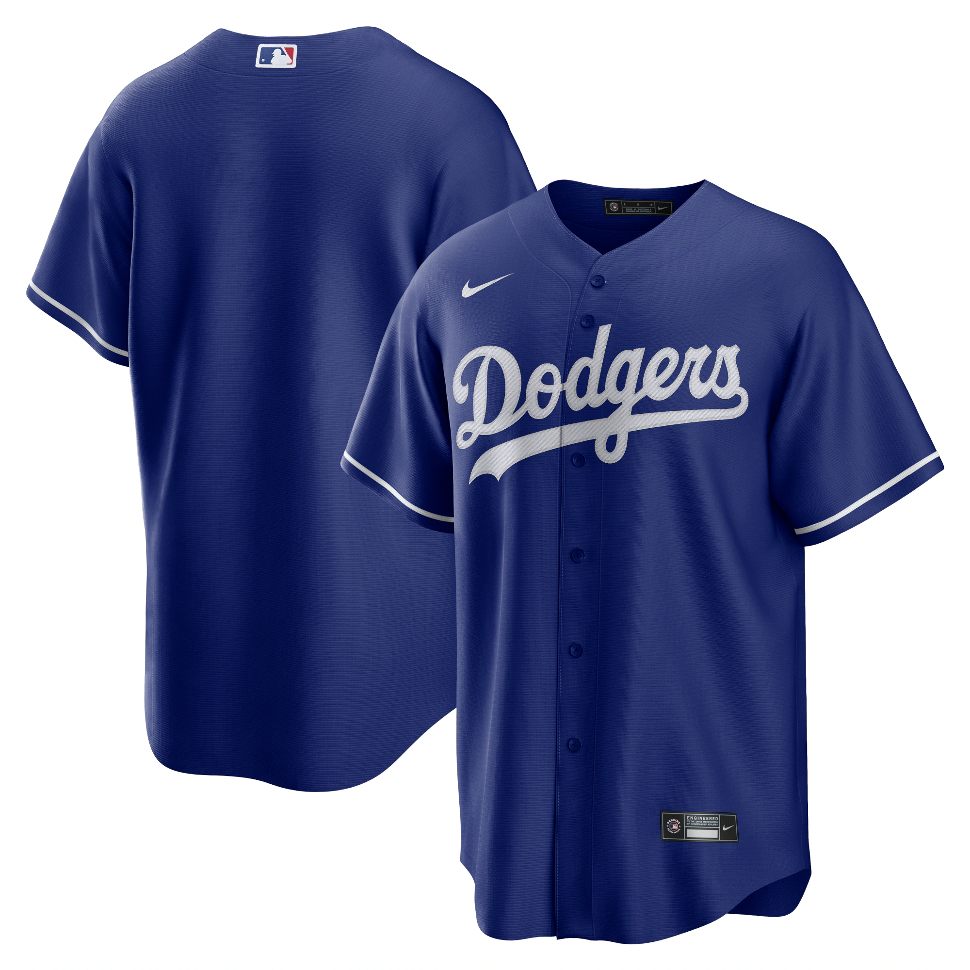 Alternative view of Los Angeles Dodgers Alternate Replica Team Jersey – Royal