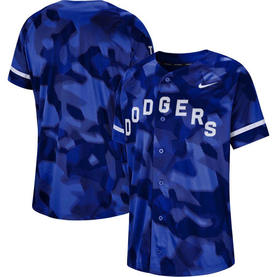 Los Angeles Dodgers Camo Jersey – Royal