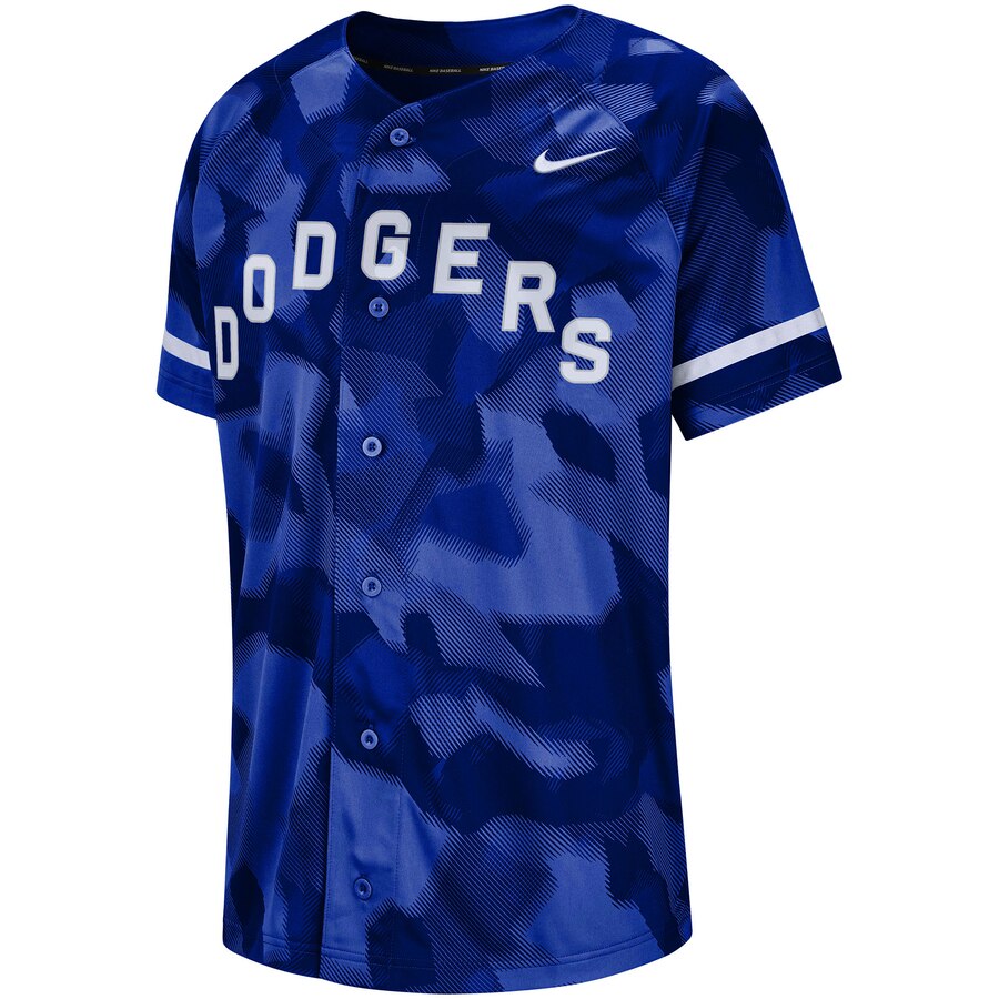 Alternative view of Los Angeles Dodgers Camo Jersey – Royal