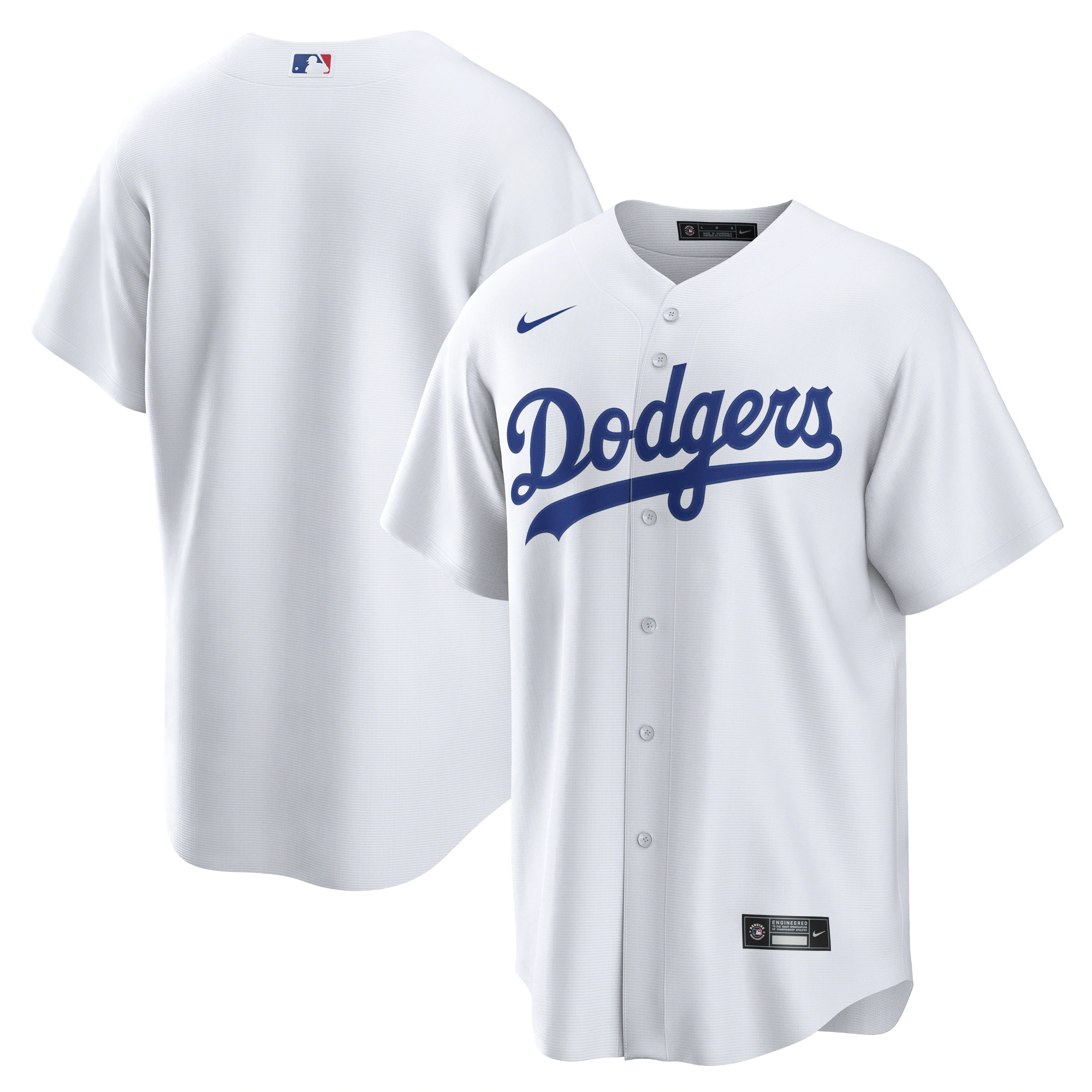 Los Angeles Dodgers Home Replica Team Jersey – White