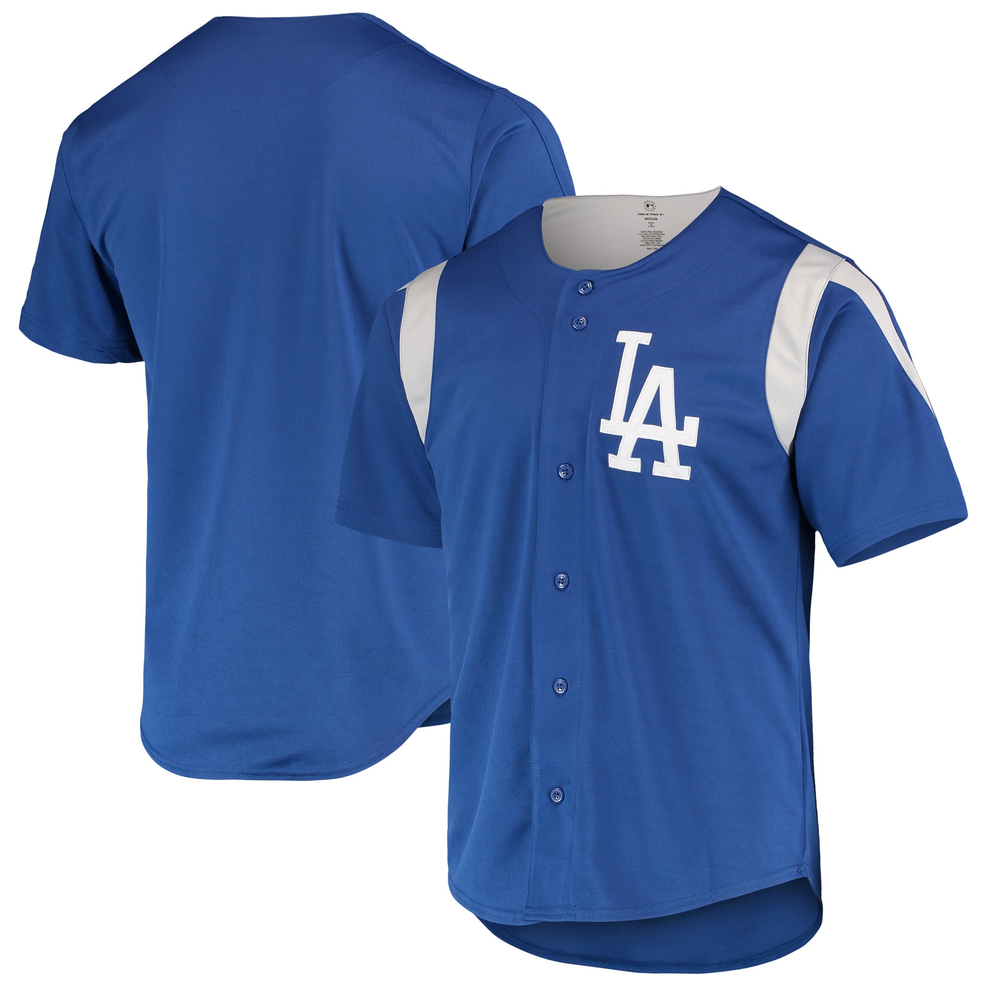 Los Angeles Dodgers Stitches Team Color Full-button Jersey – Royal
