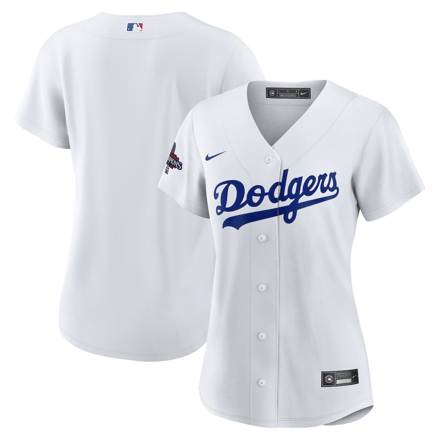 Los Angeles Dodgers Women's 2024 World Series Champions Home Player Jersey - White 