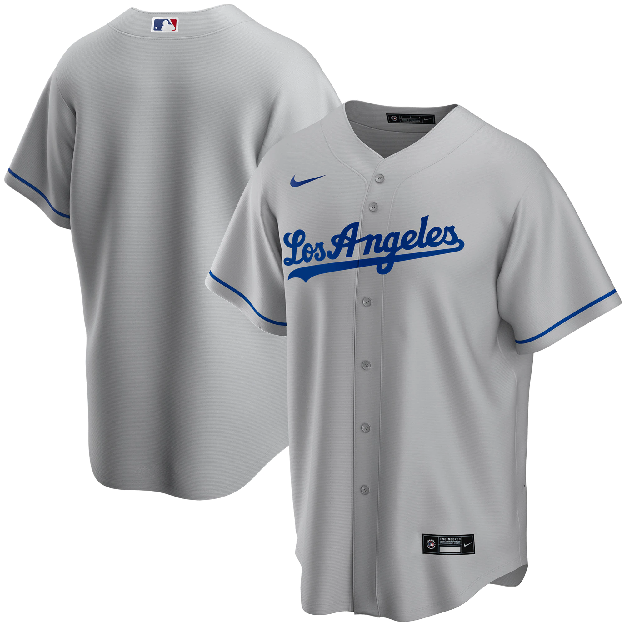 Los Angeles Dodgers Youth Road Replica Team Jersey - Gray