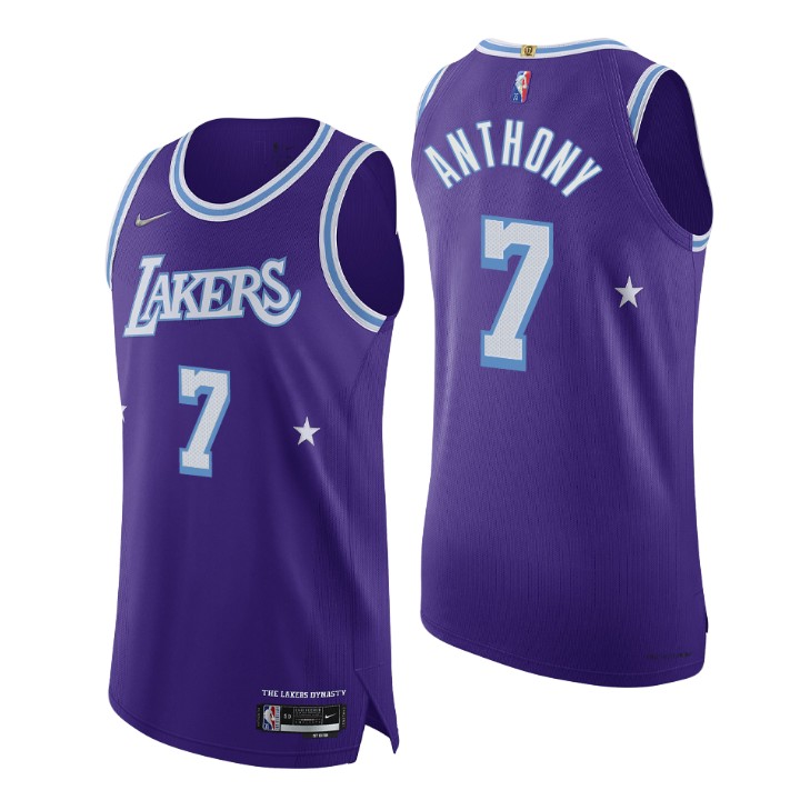Los Angeles Lakers Carmelo Anthony 2021-22 75th Anniversary Authentic Jersey Icon