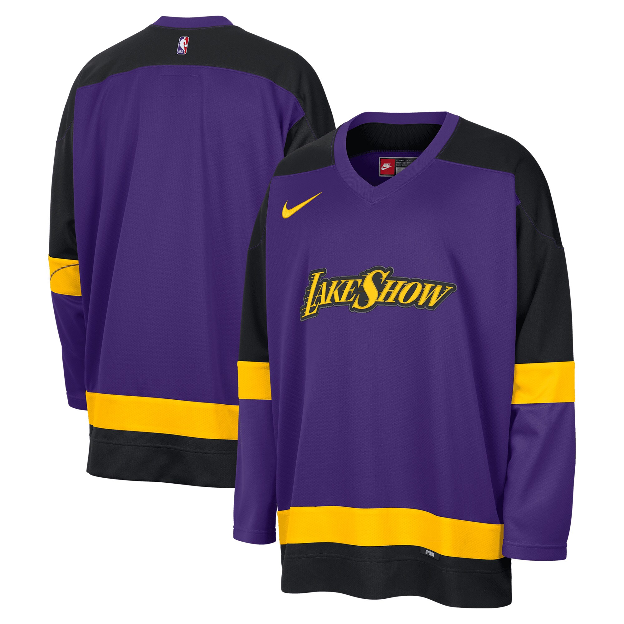 Los Angeles Lakers City Edition Hockey Jersey - Mens - JS139 