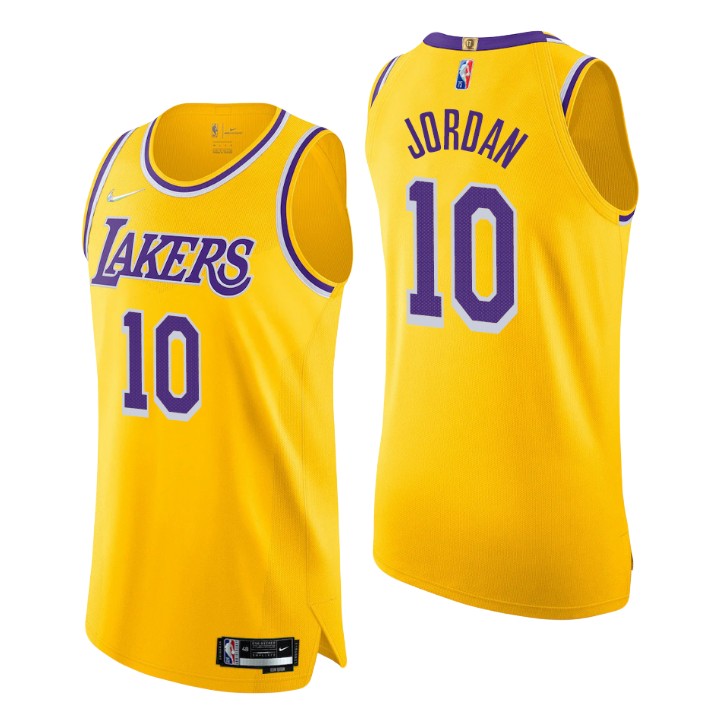 Los Angeles Lakers Deandre Jordan 2021-22 75th Anniversary Authentic Jersey Icon