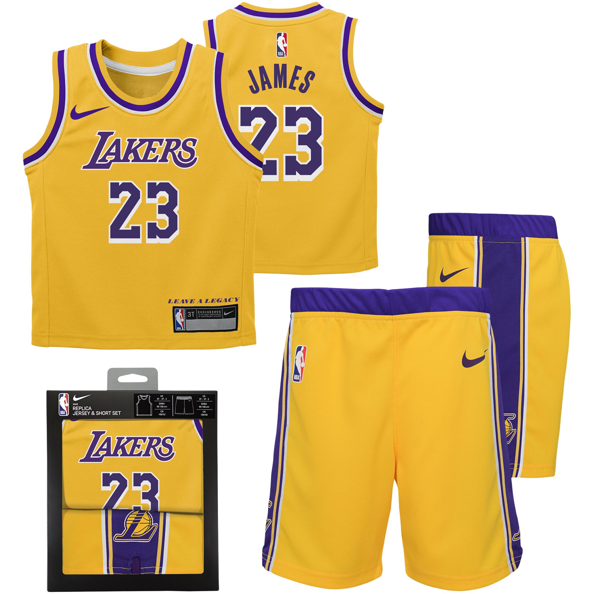 Los Angeles Lakers Icon Jersey Box Set - Lebron James - Infant - JS832 